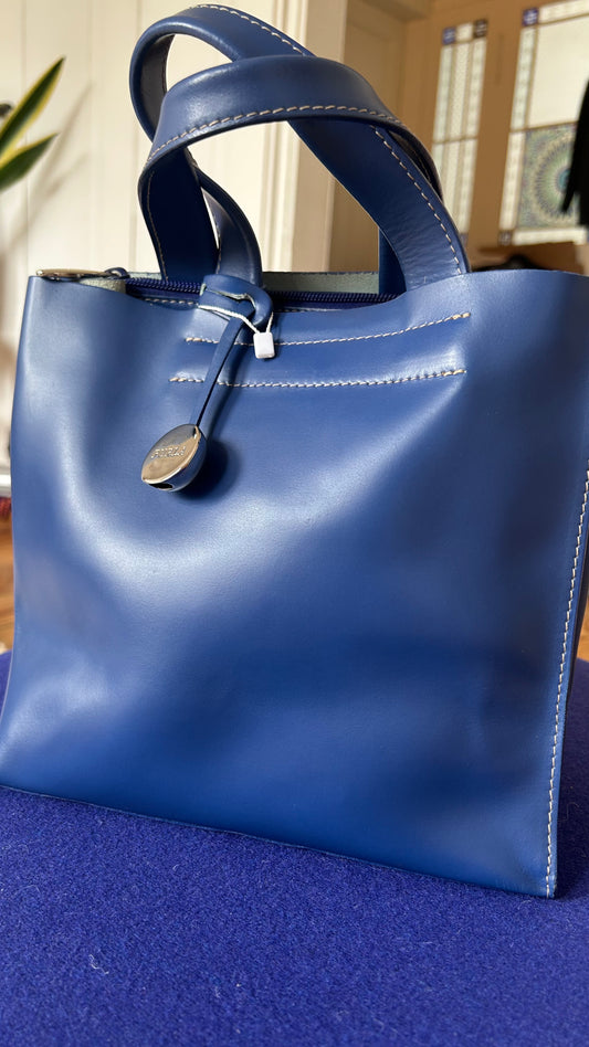 FURLA Vintage Tasche Blau