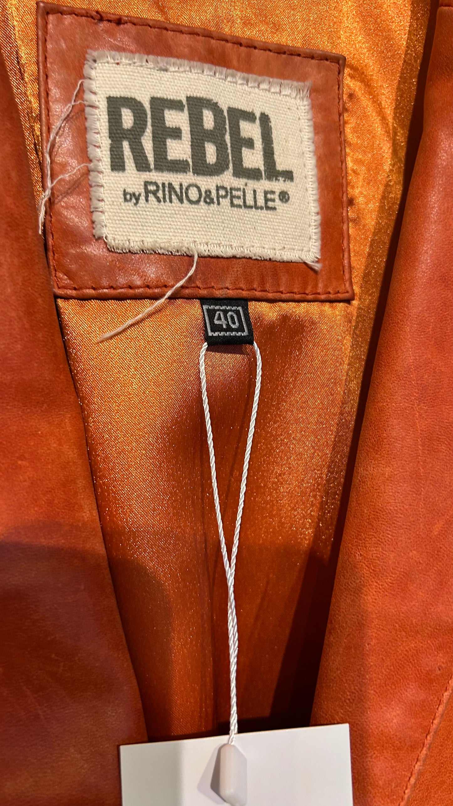 REBEL by Rino & Pelle - Lederjacke rostbraun / 40