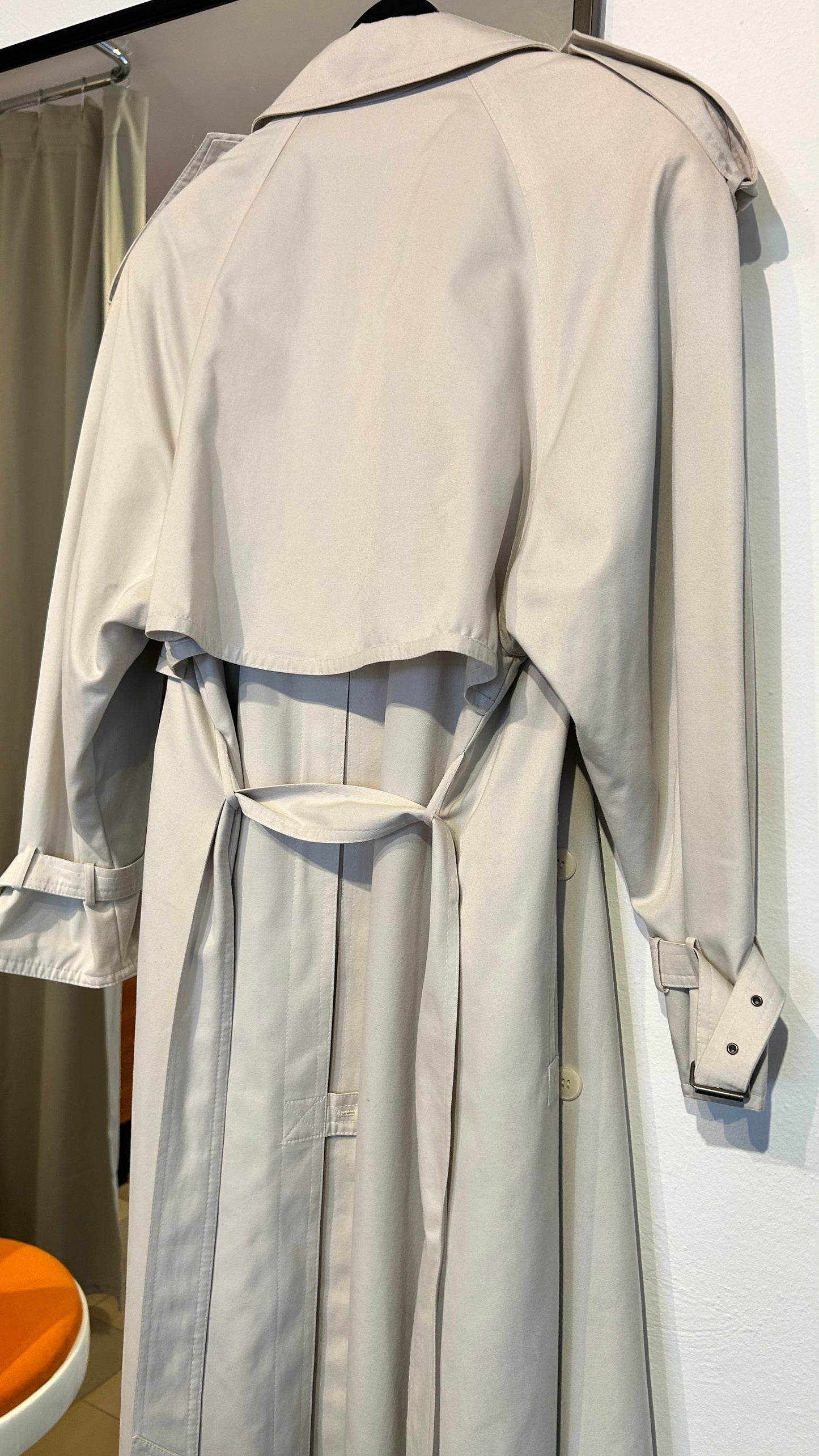 VINTAGE Trenchcoat creme / L