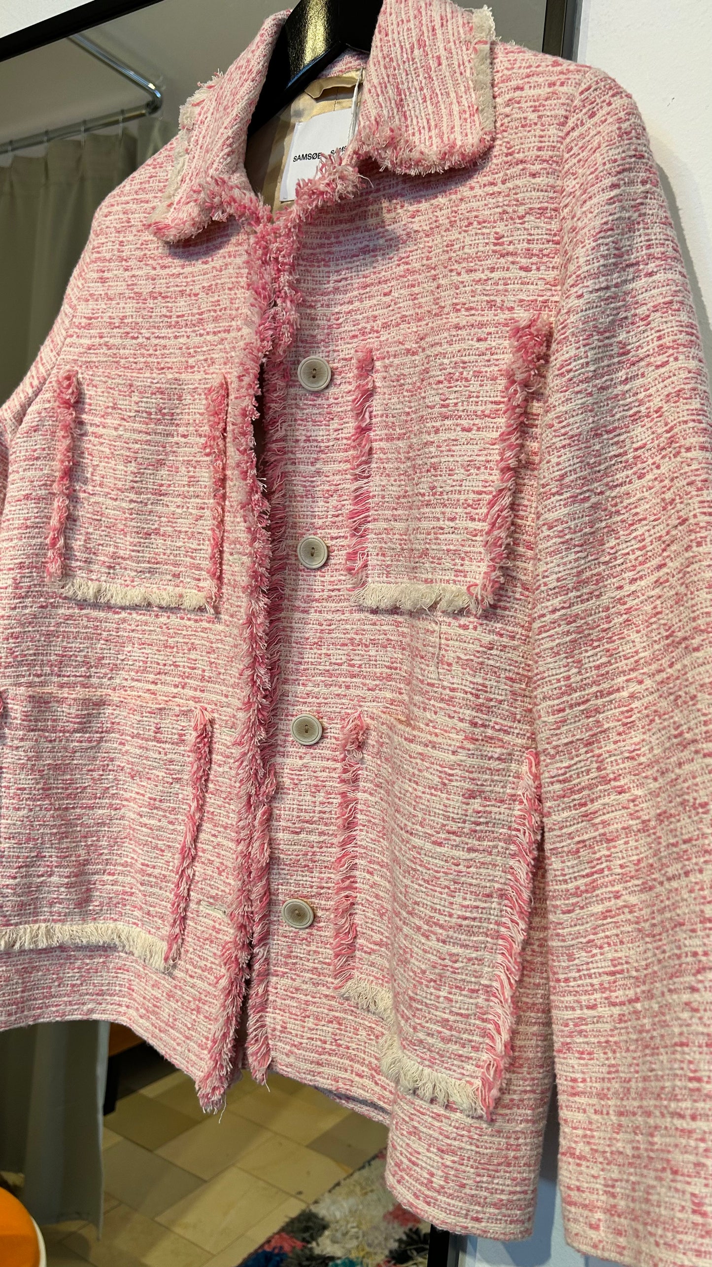 SAMSOE SAMSOE Tweedjacke rosa / XS