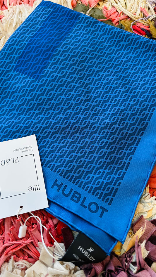HUBLOT Seidenfoulard blau