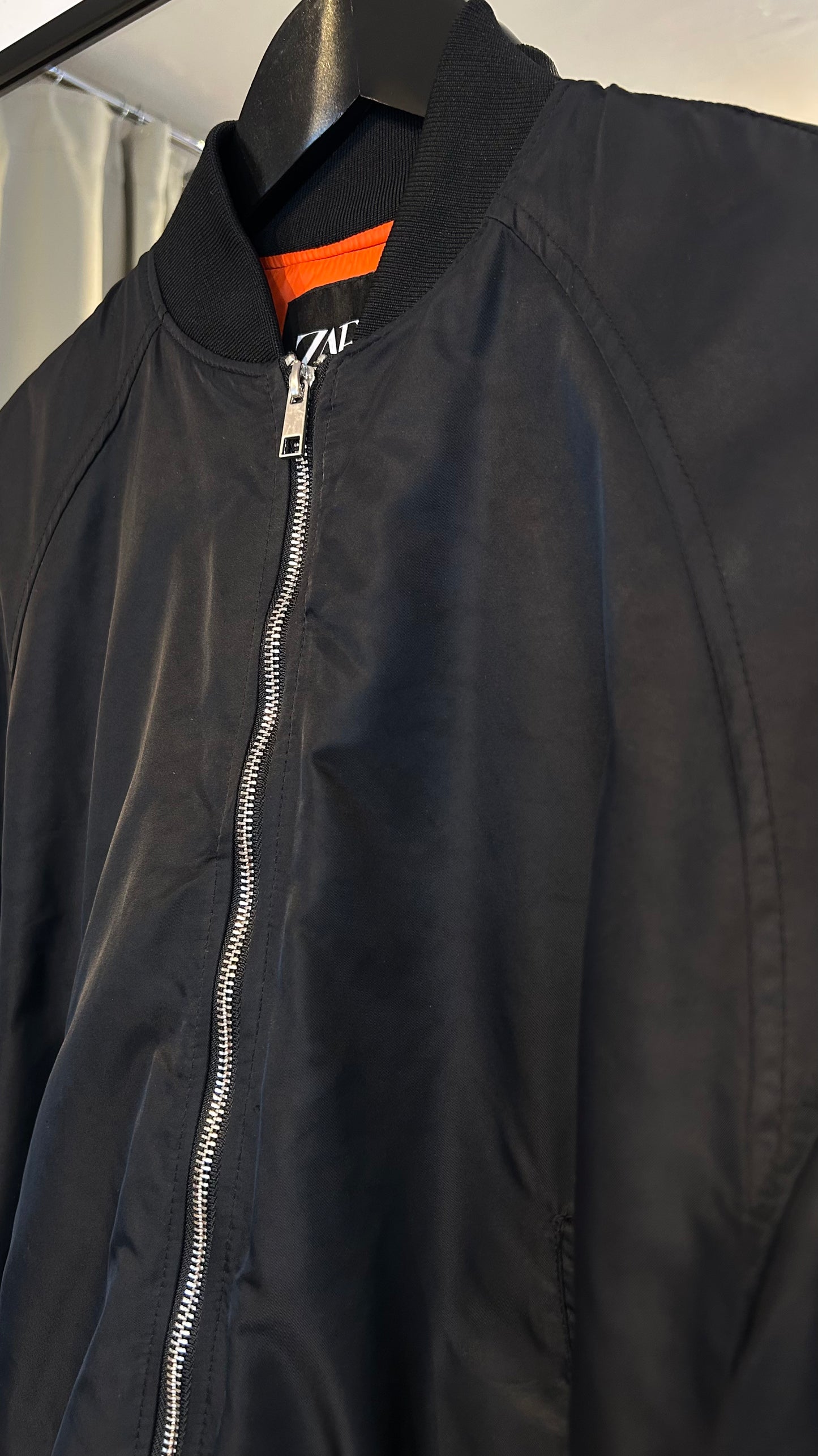 ZARA Bomberjacke schwarz / S