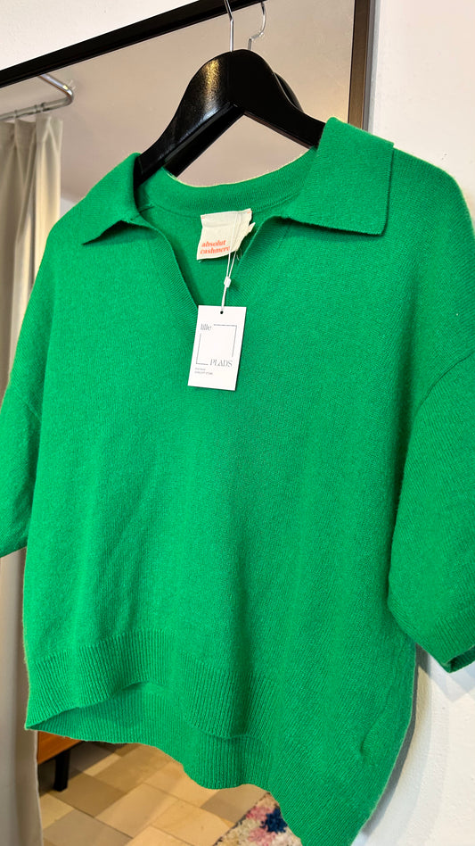 ABSOLUT CASHMERE Poloshirt grün / S