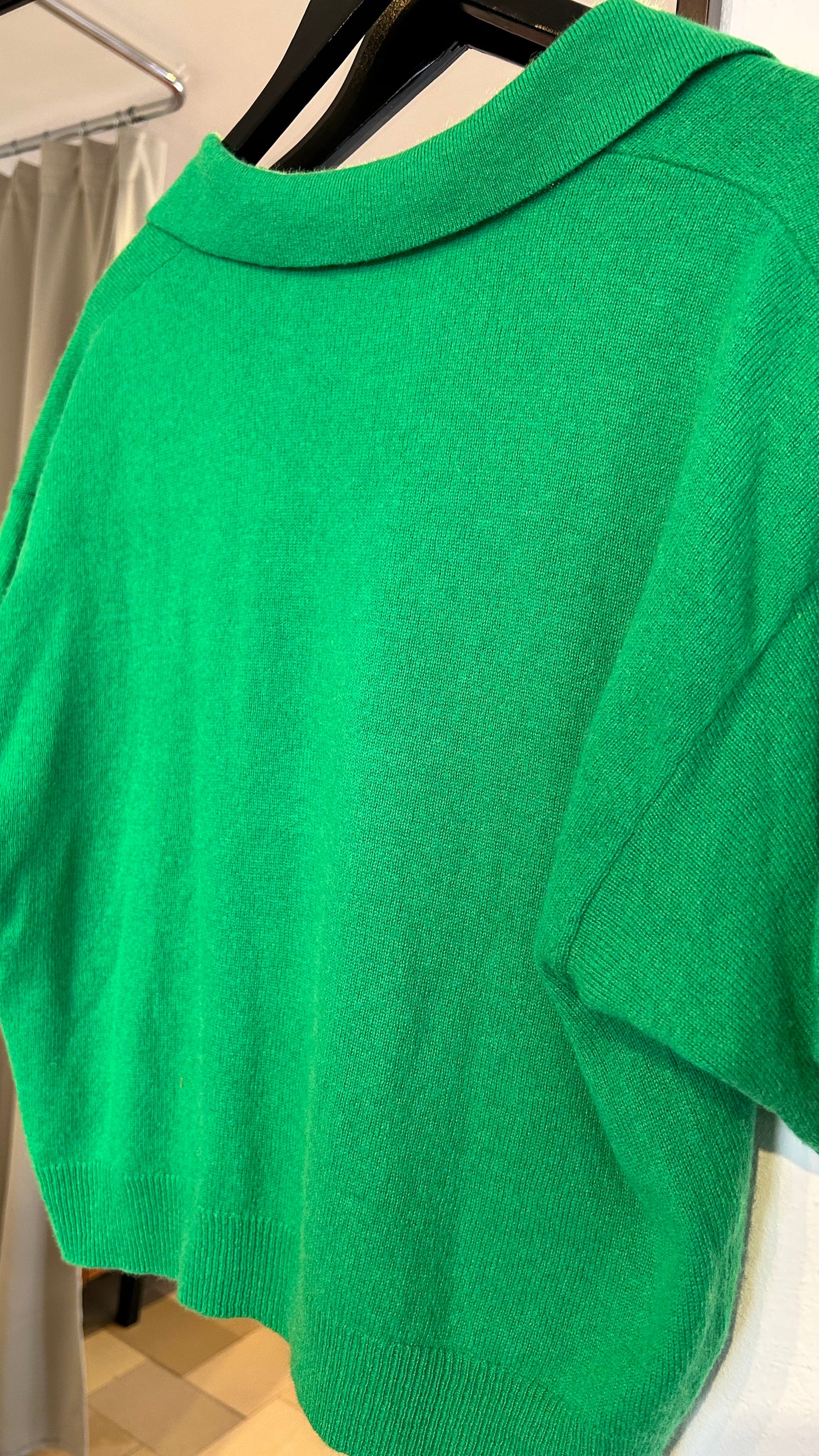 ABSOLUT CASHMERE Poloshirt grün / S