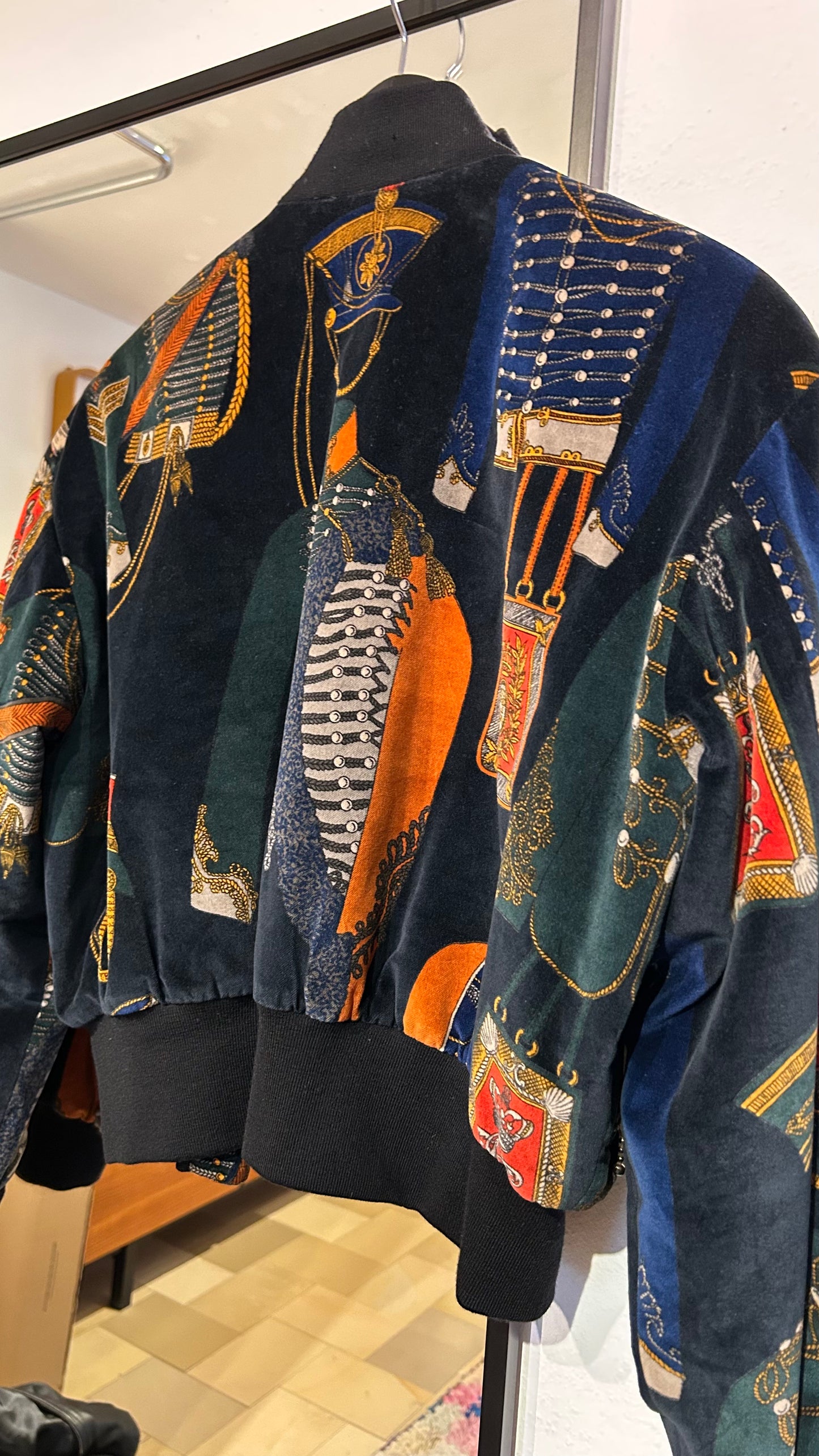 ESCADA Vintage Bomberjacke Samt / M