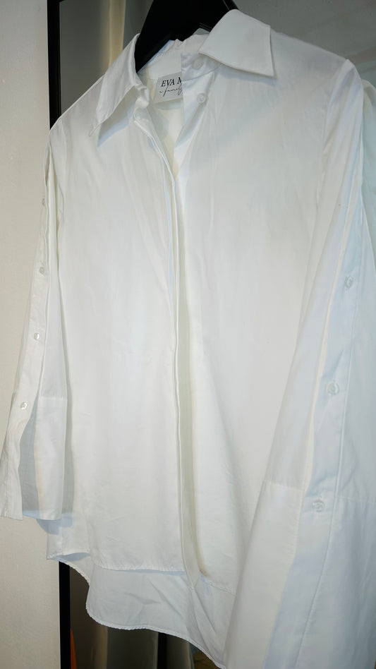 EVA MANN Bluse weiß