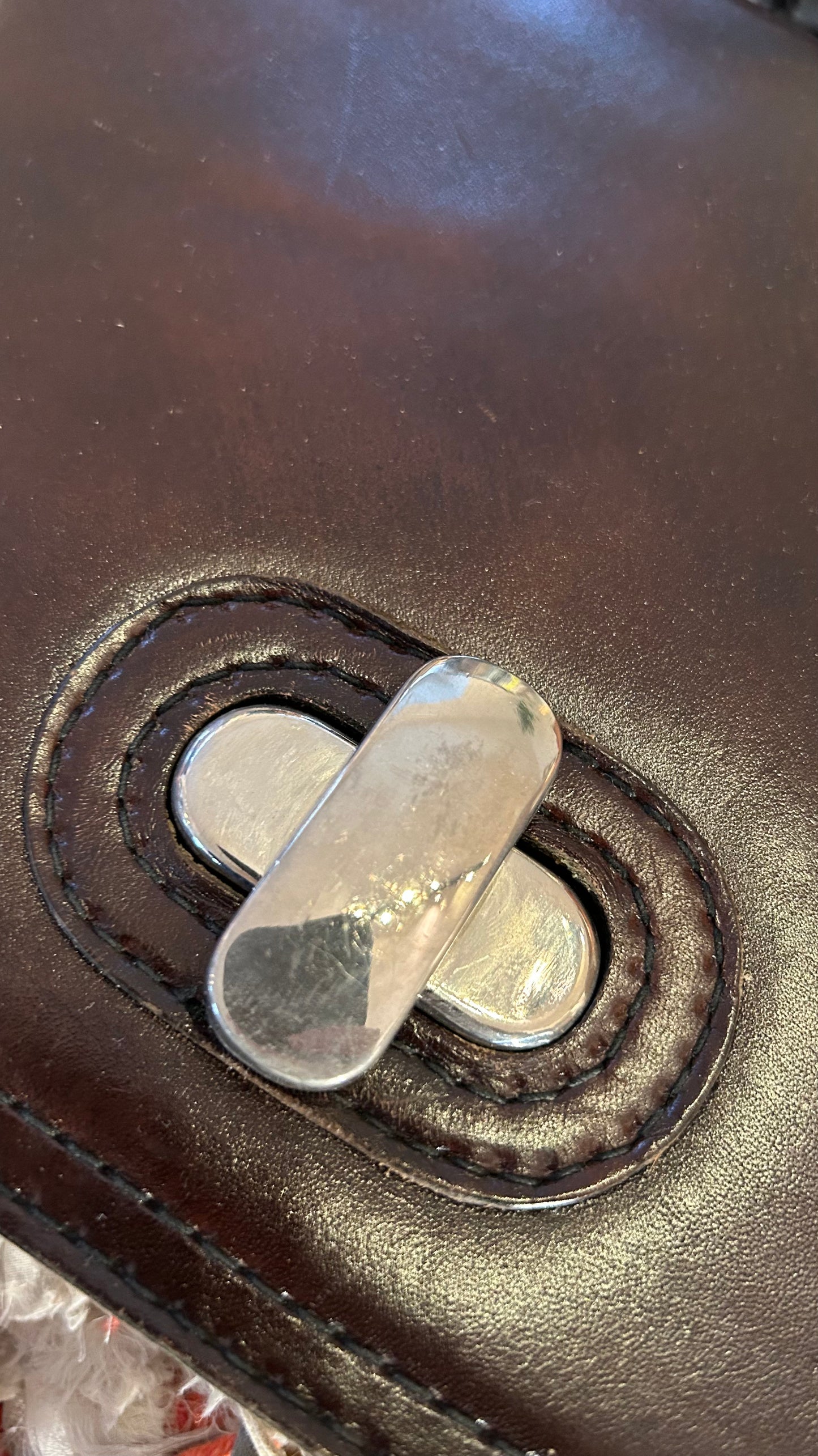 VINTAGE Handtasche braun