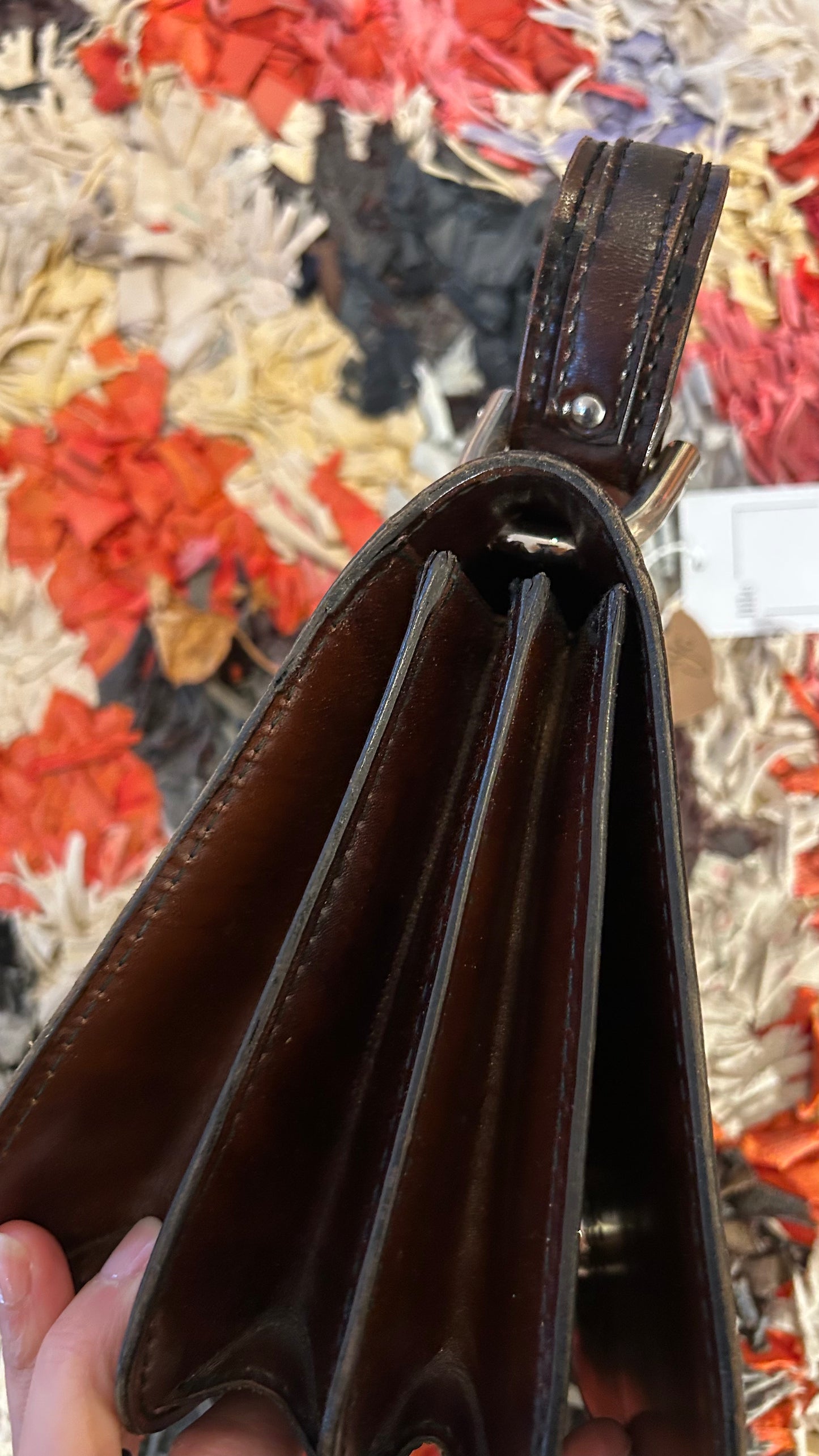 VINTAGE Handtasche braun