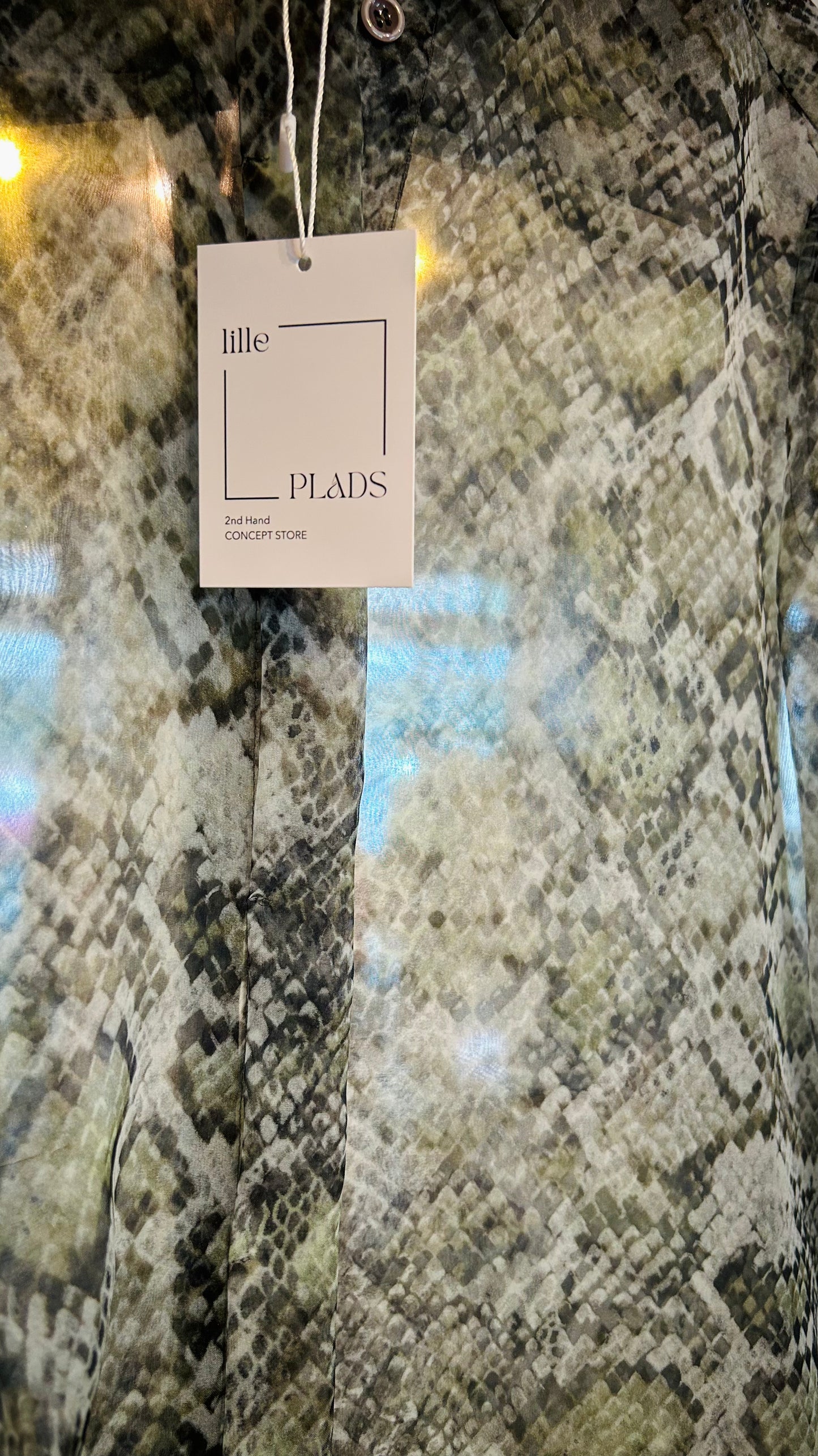 RIANI Bluse grün Snake