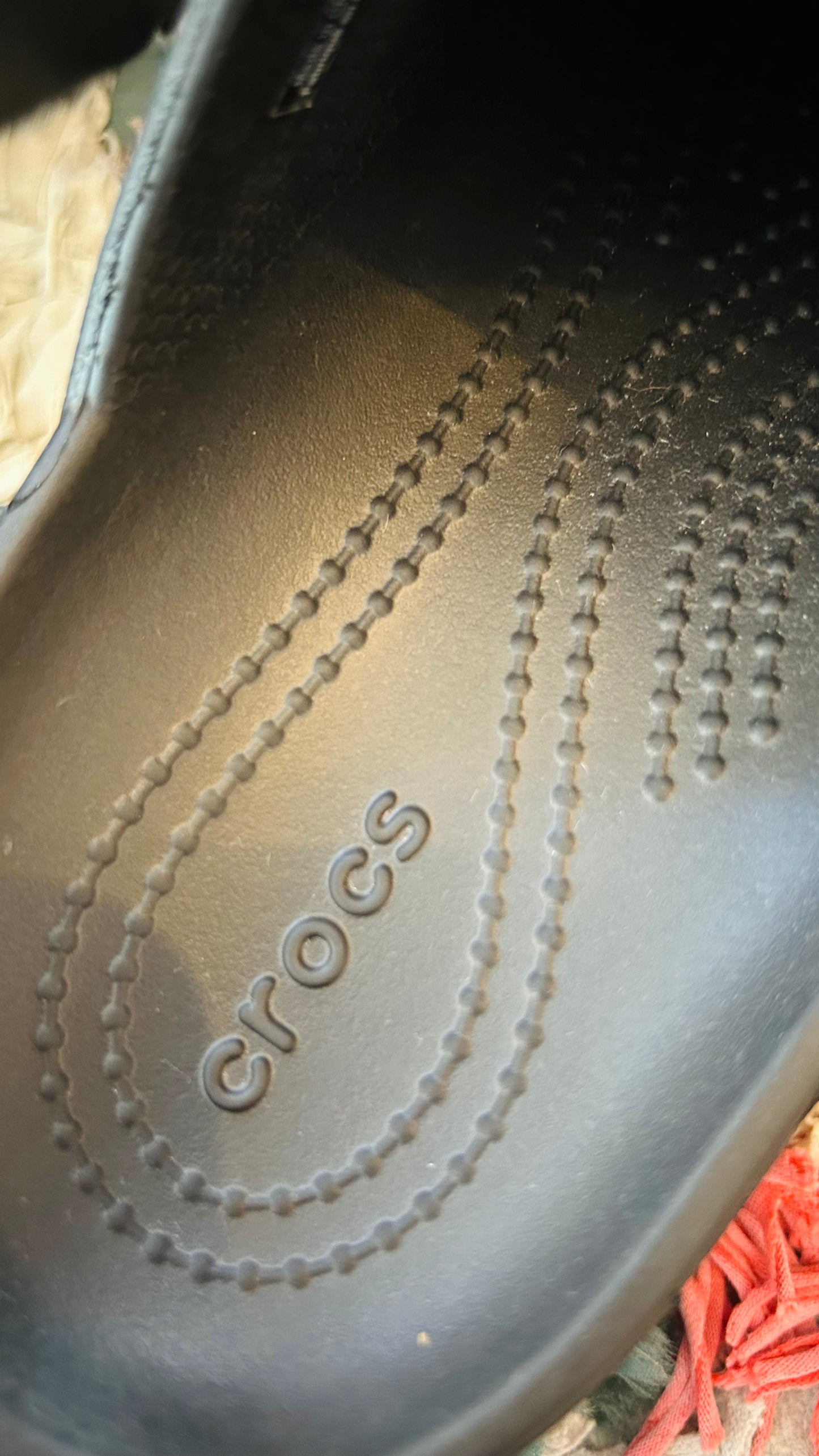 CROCS Plateau Clogs schwarz