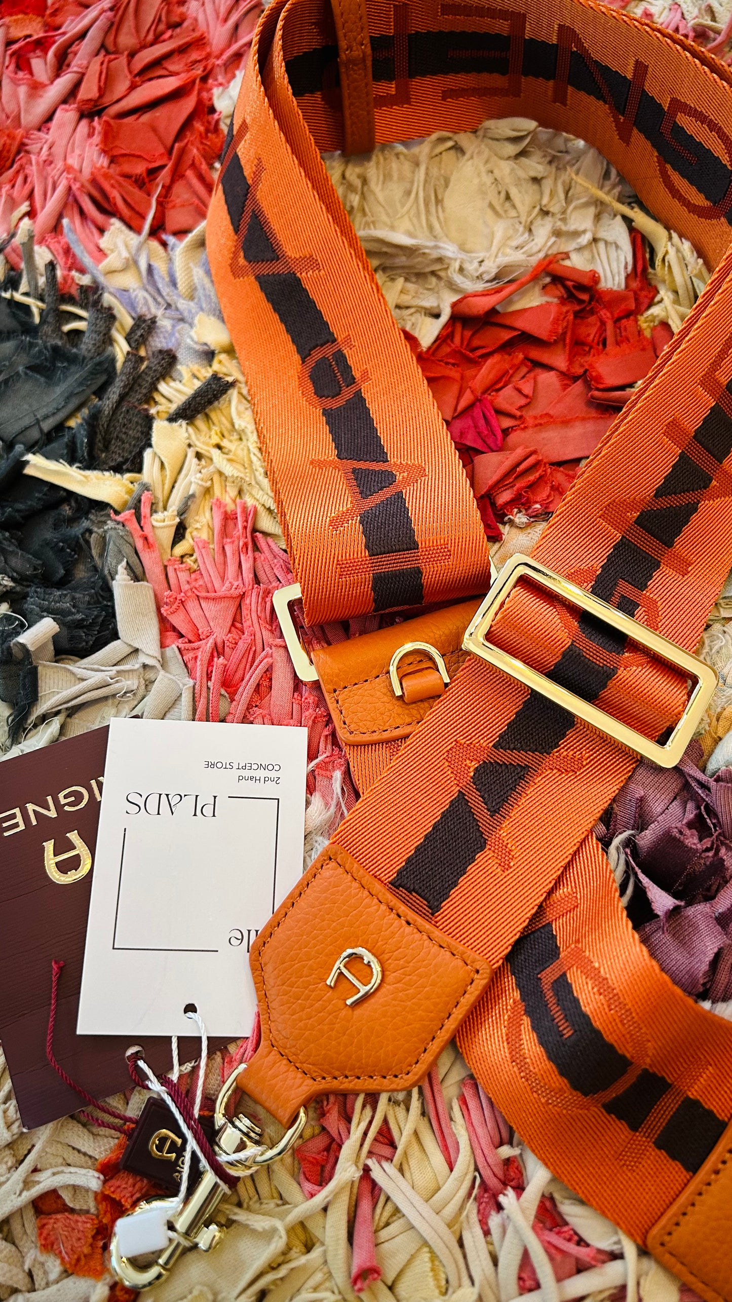 AIGNER Accessoires Taschen-Strap orange
