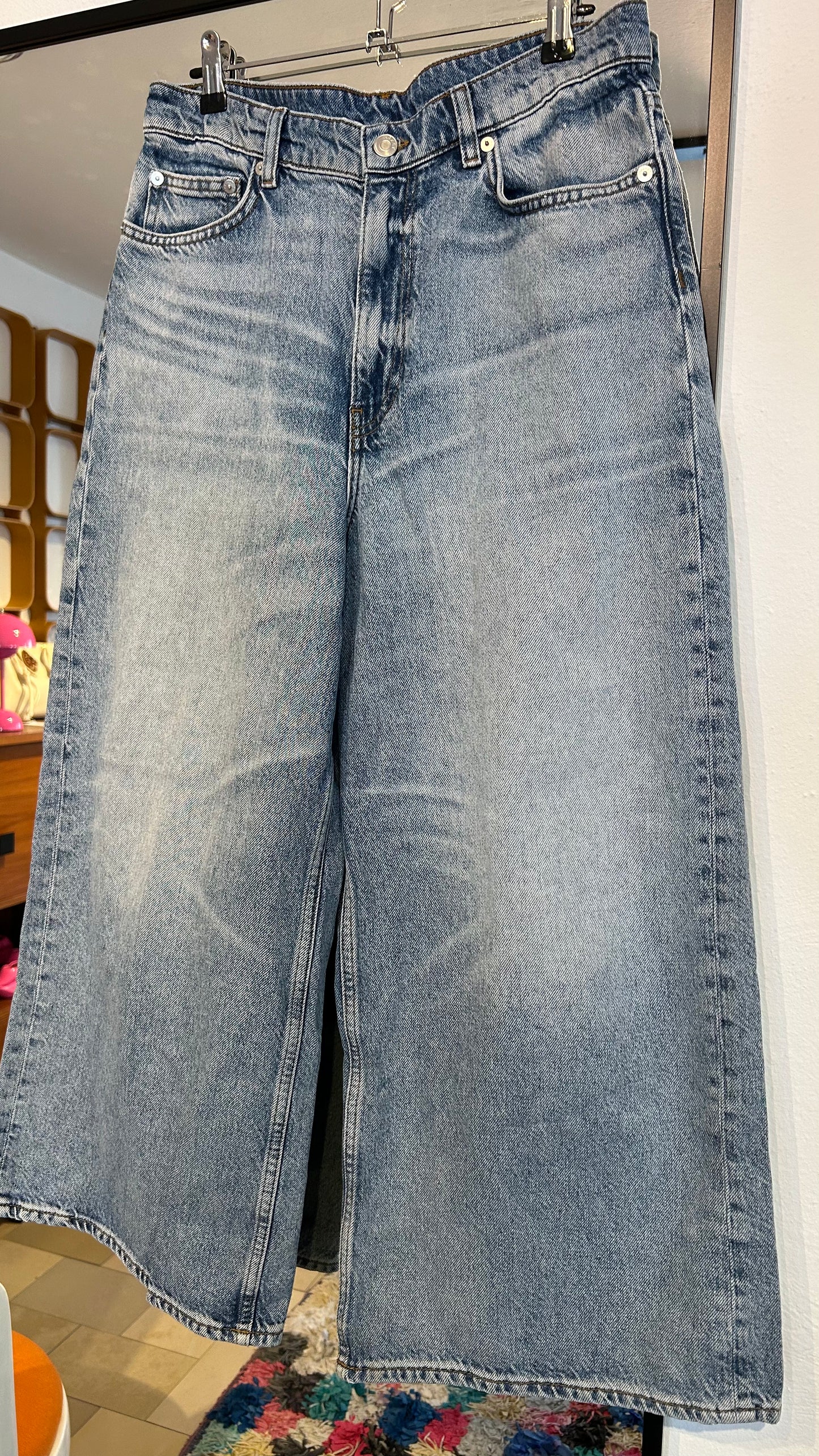 ARKET Jeans Culotte light blue Denim
