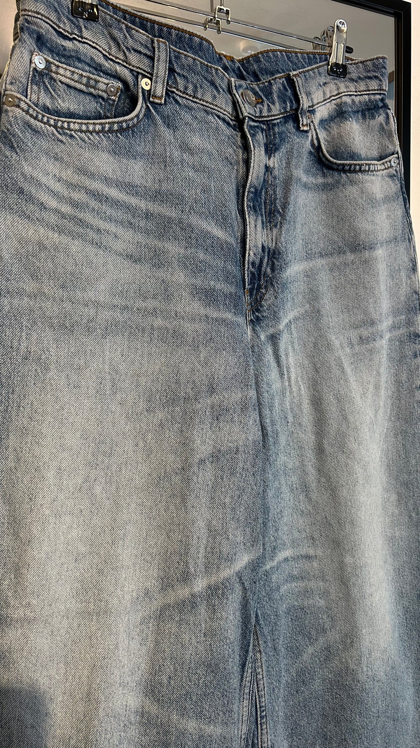 ARKET Jeans Culotte light blue Denim