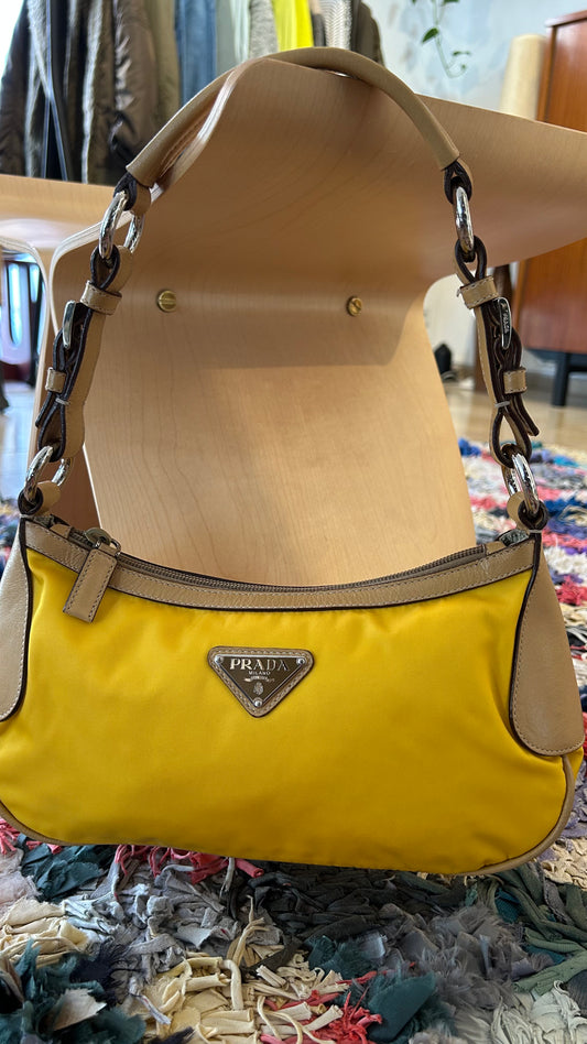 PRADA Vintage Handtasche gelb