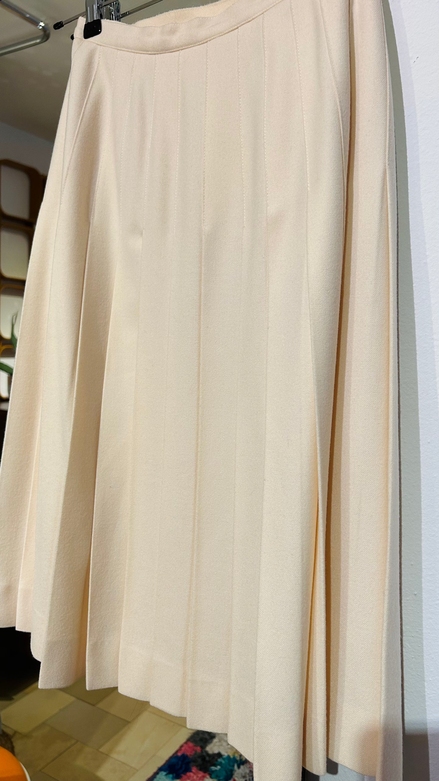 SAINT LAURENT Vintage Faltenrock / XS