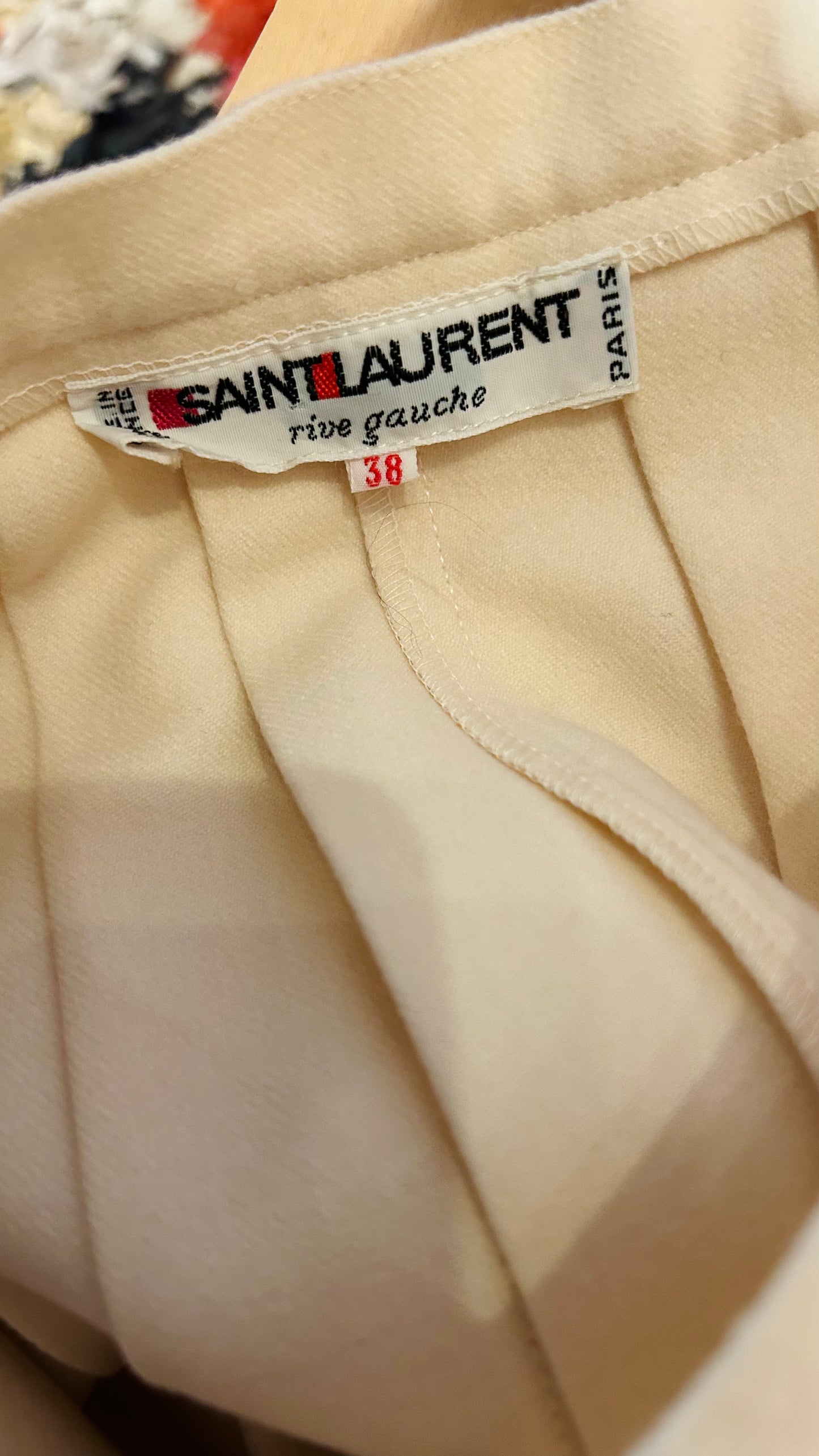SAINT LAURENT Vintage Faltenrock / XS