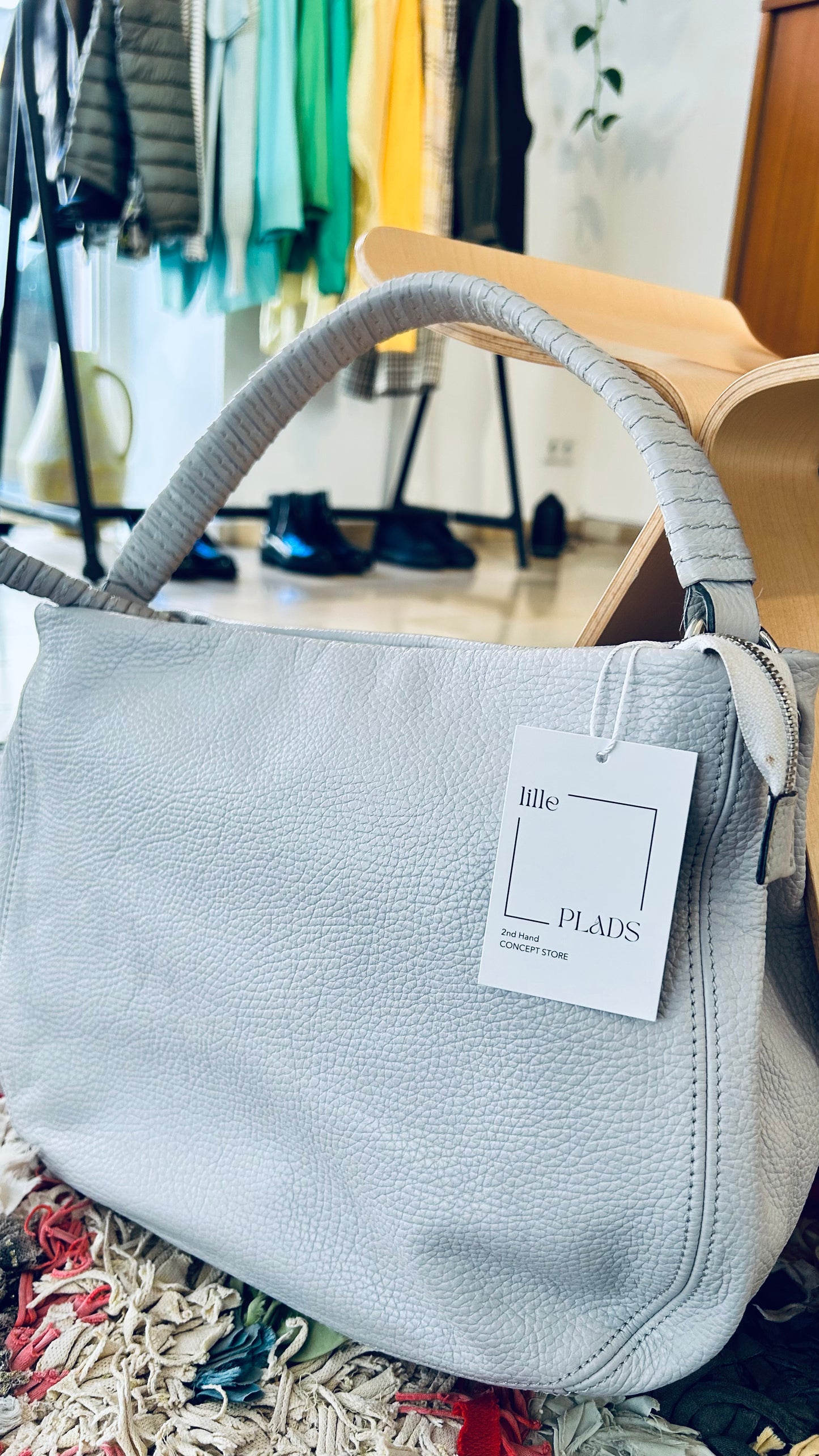 ABRO Handtasche hellblau