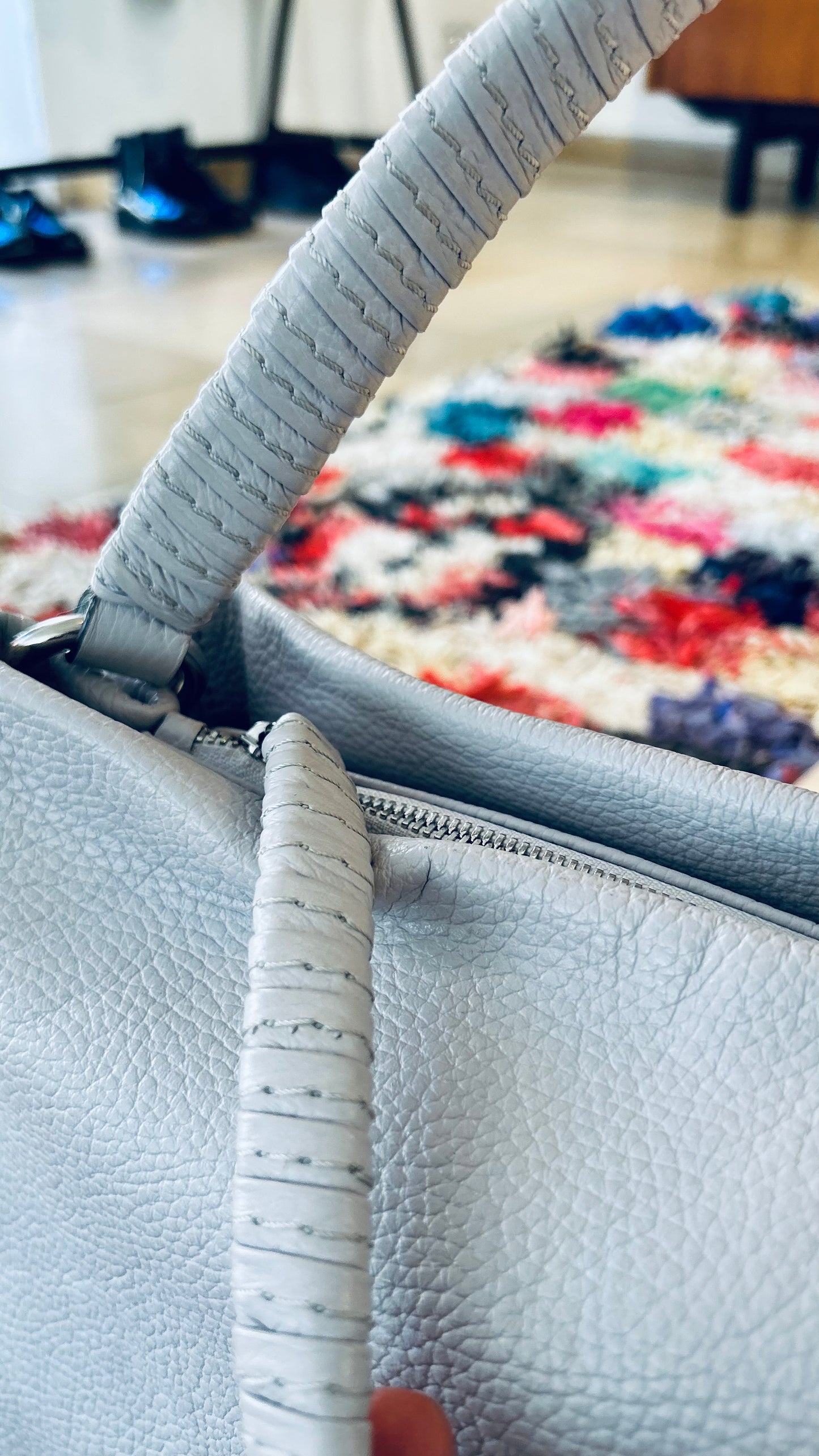 ABRO Handtasche hellblau