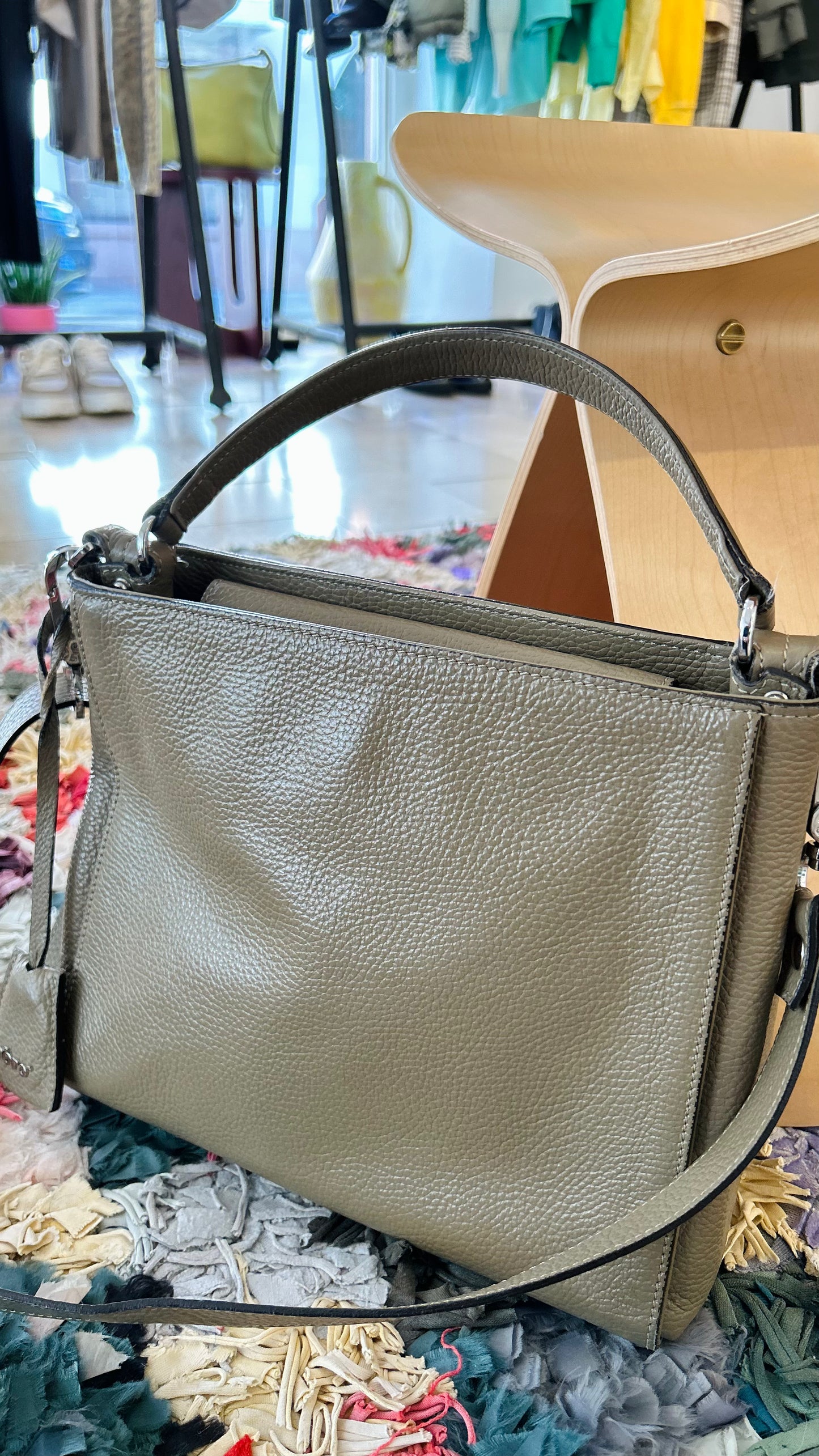 ABRO Tasche Midi schlamm