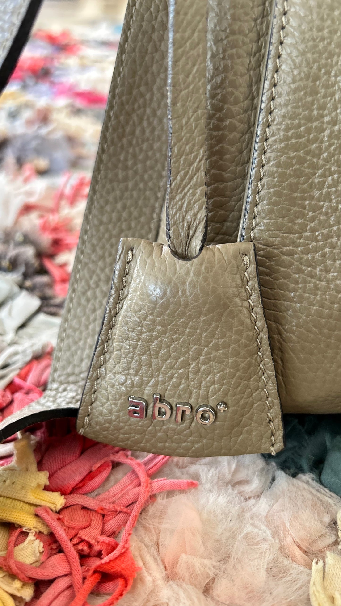 ABRO Tasche Midi schlamm
