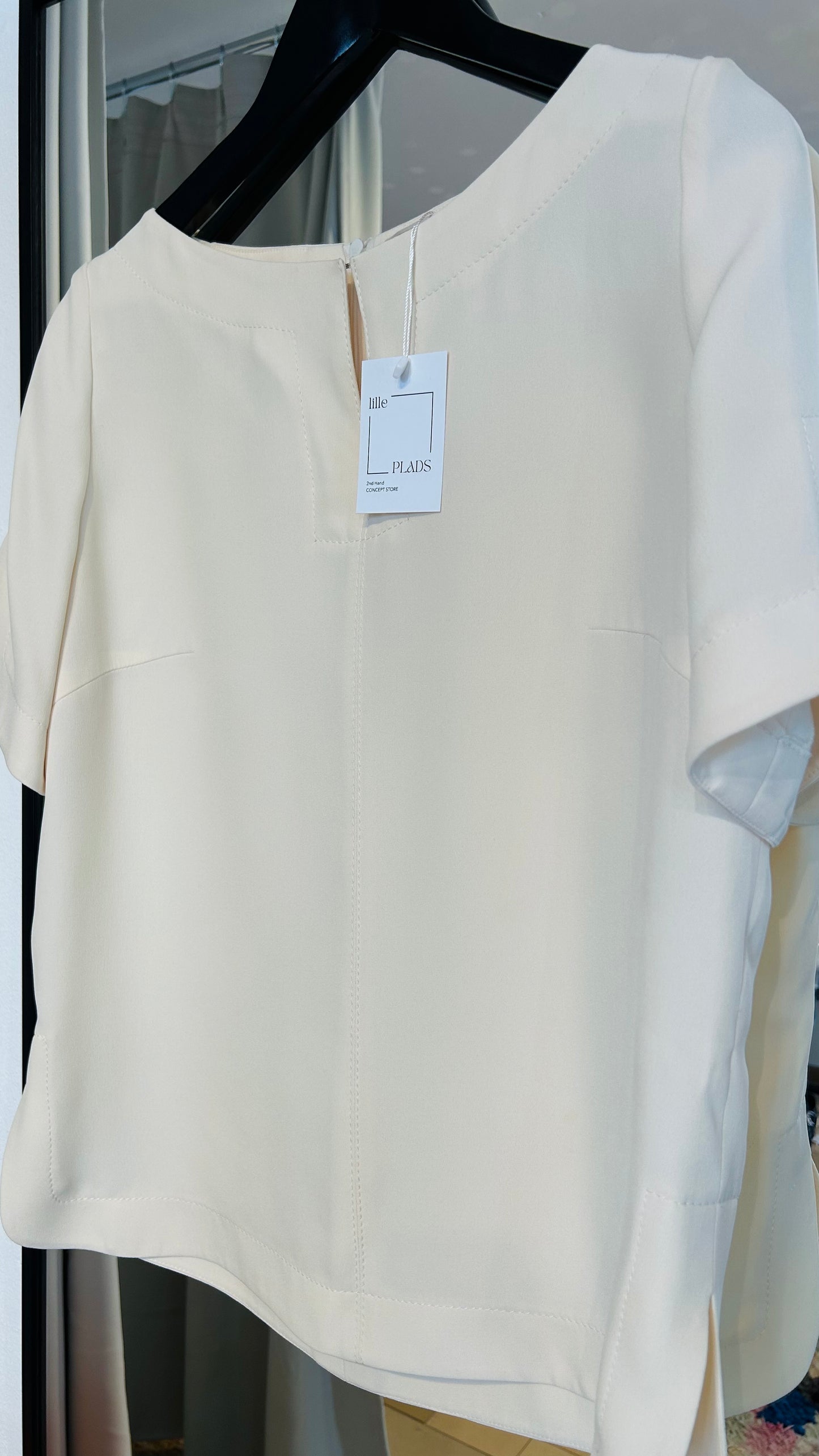 BLACHNIK Seidenbluse Vintage creme