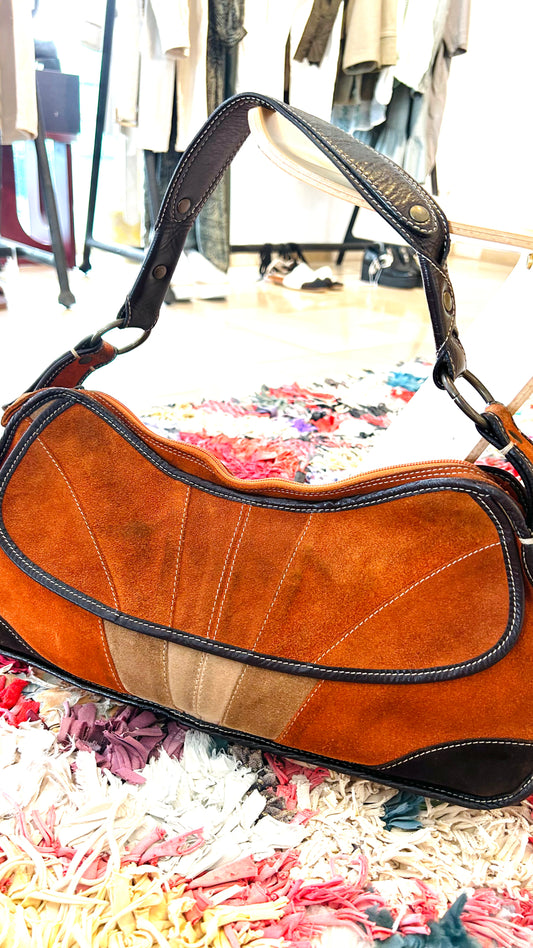 COCCINELLE Vintage Tasche 70s rostbraun