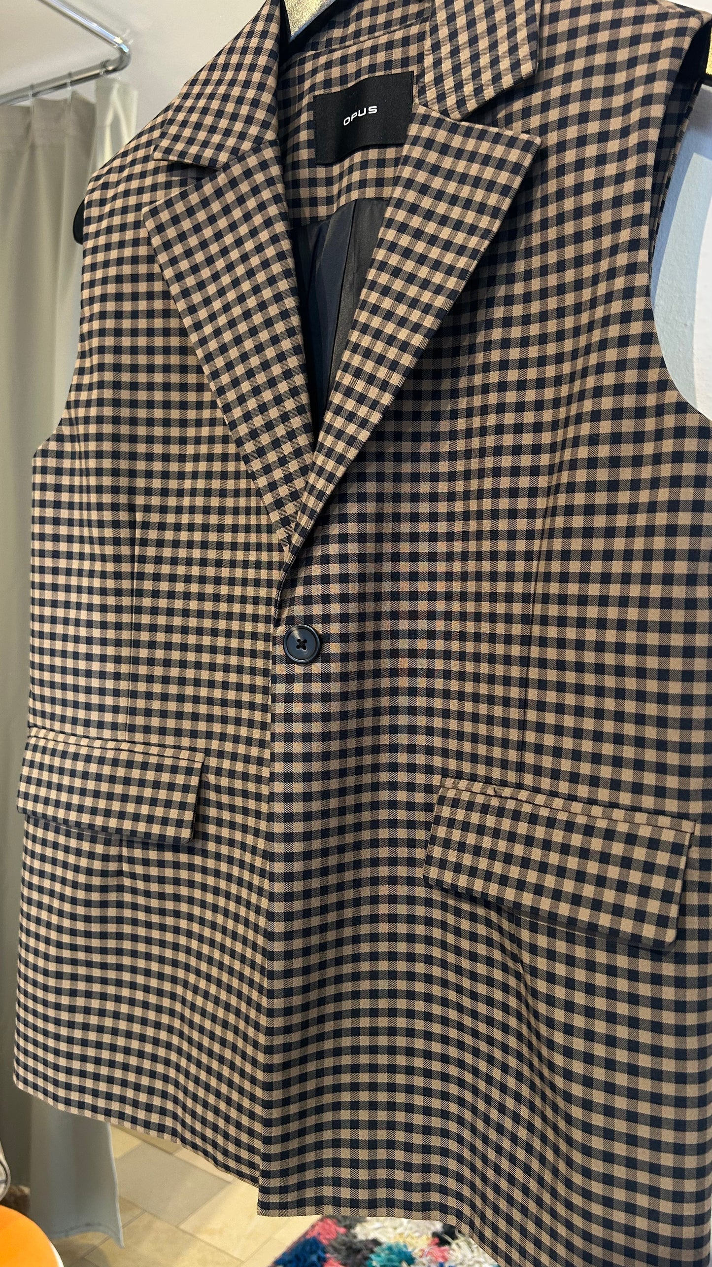 OPUS Weste Vichy Karo / 38
