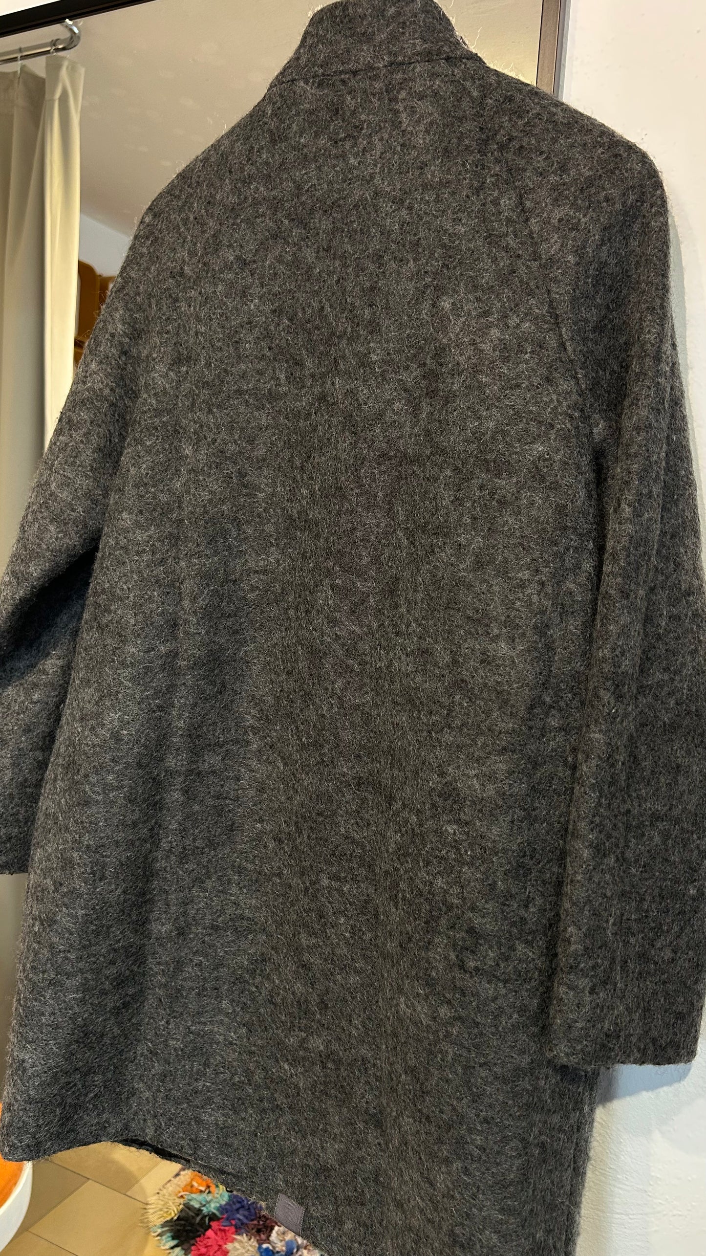 SELECTED FEMME Wollmantel anthr. / 40