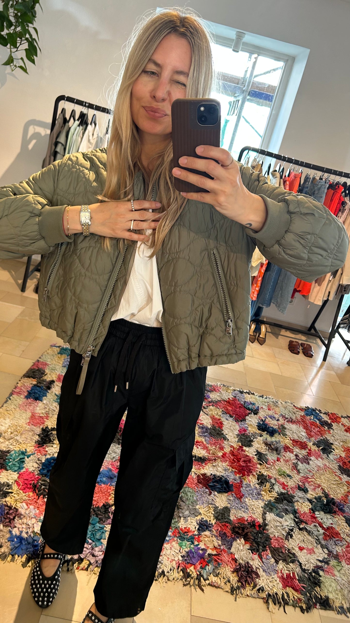 BEAUMONT Bomberjacke khaki
