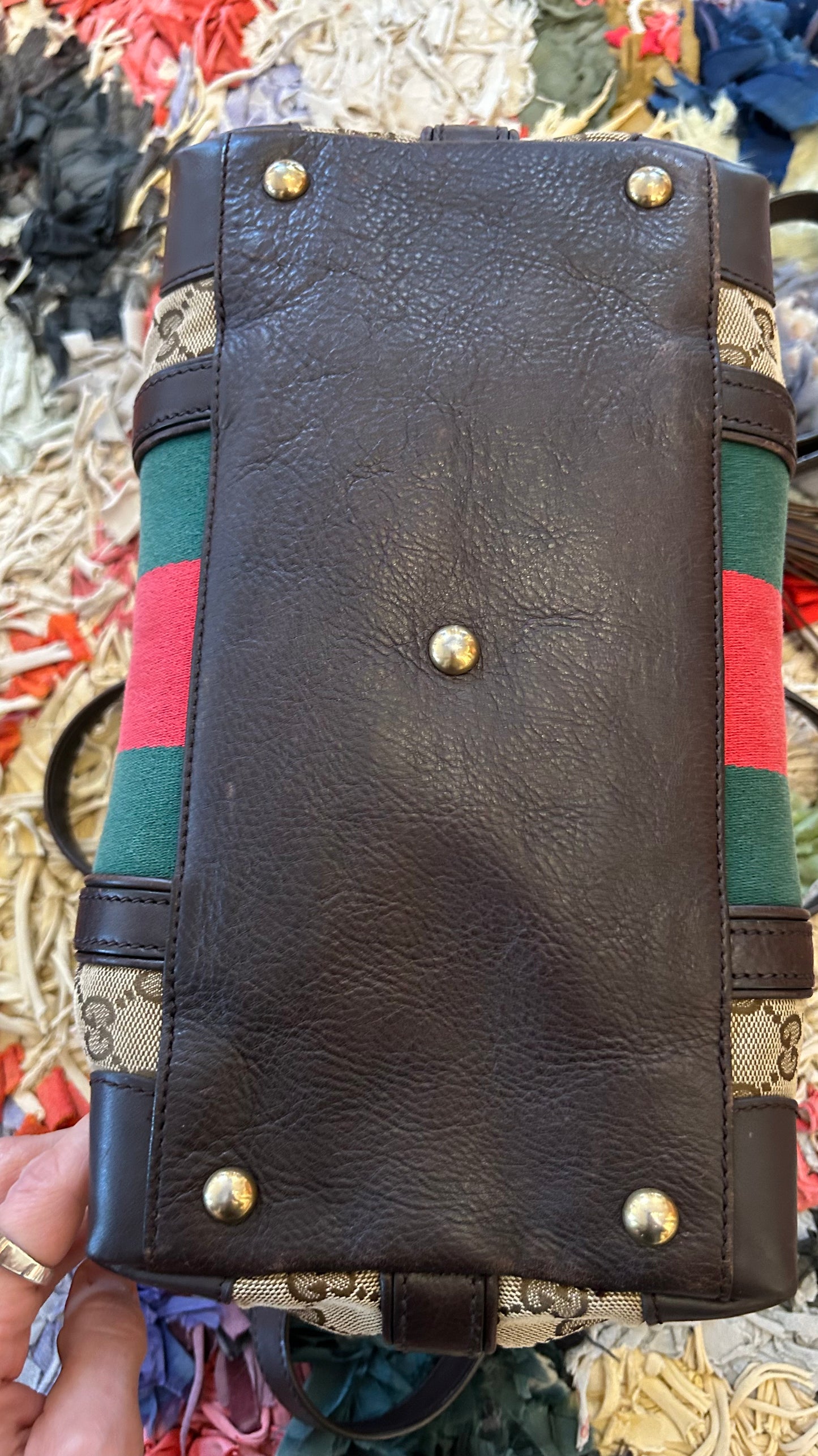 GUCCI Vintage Handtasche Boston - Monogram Canvas