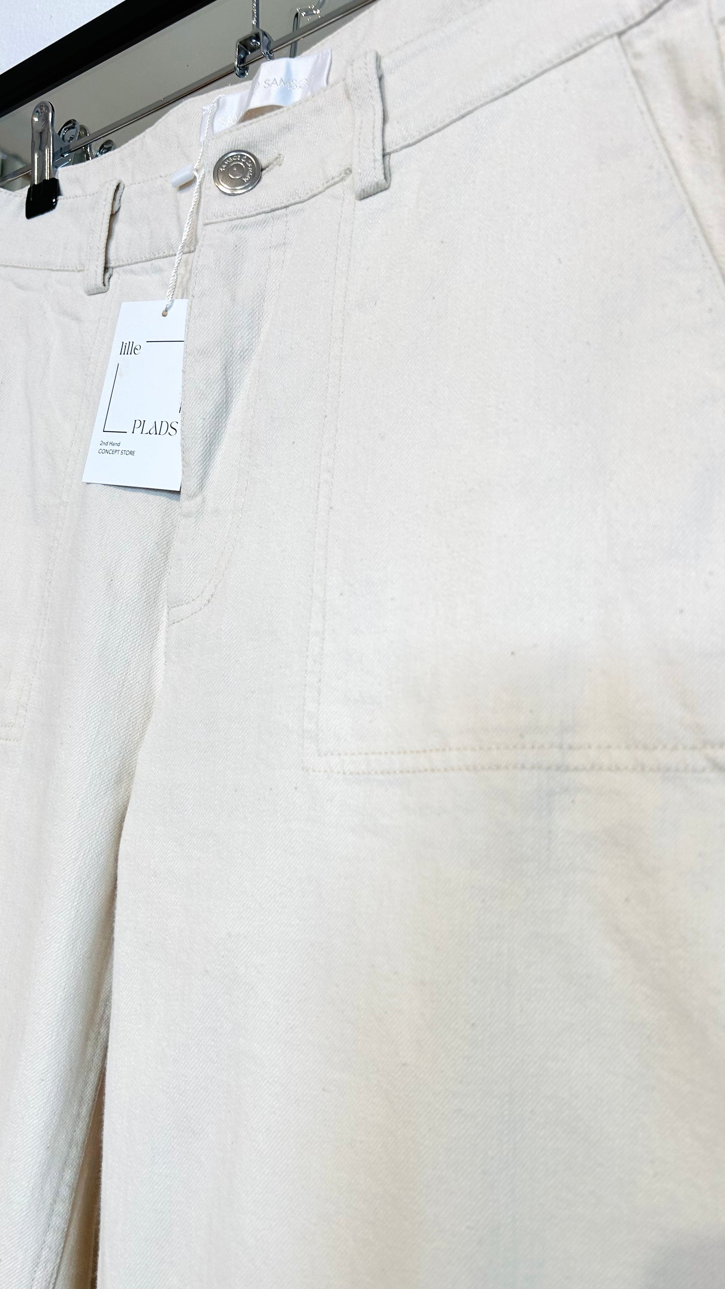 SAMSOE SAMSOE Jeans wideleg creme / 28