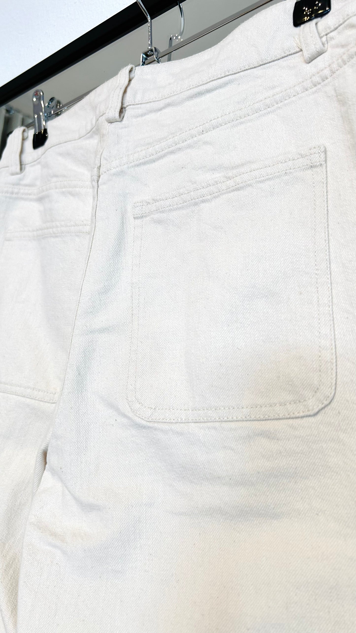 SAMSOE SAMSOE Jeans wideleg creme / 28
