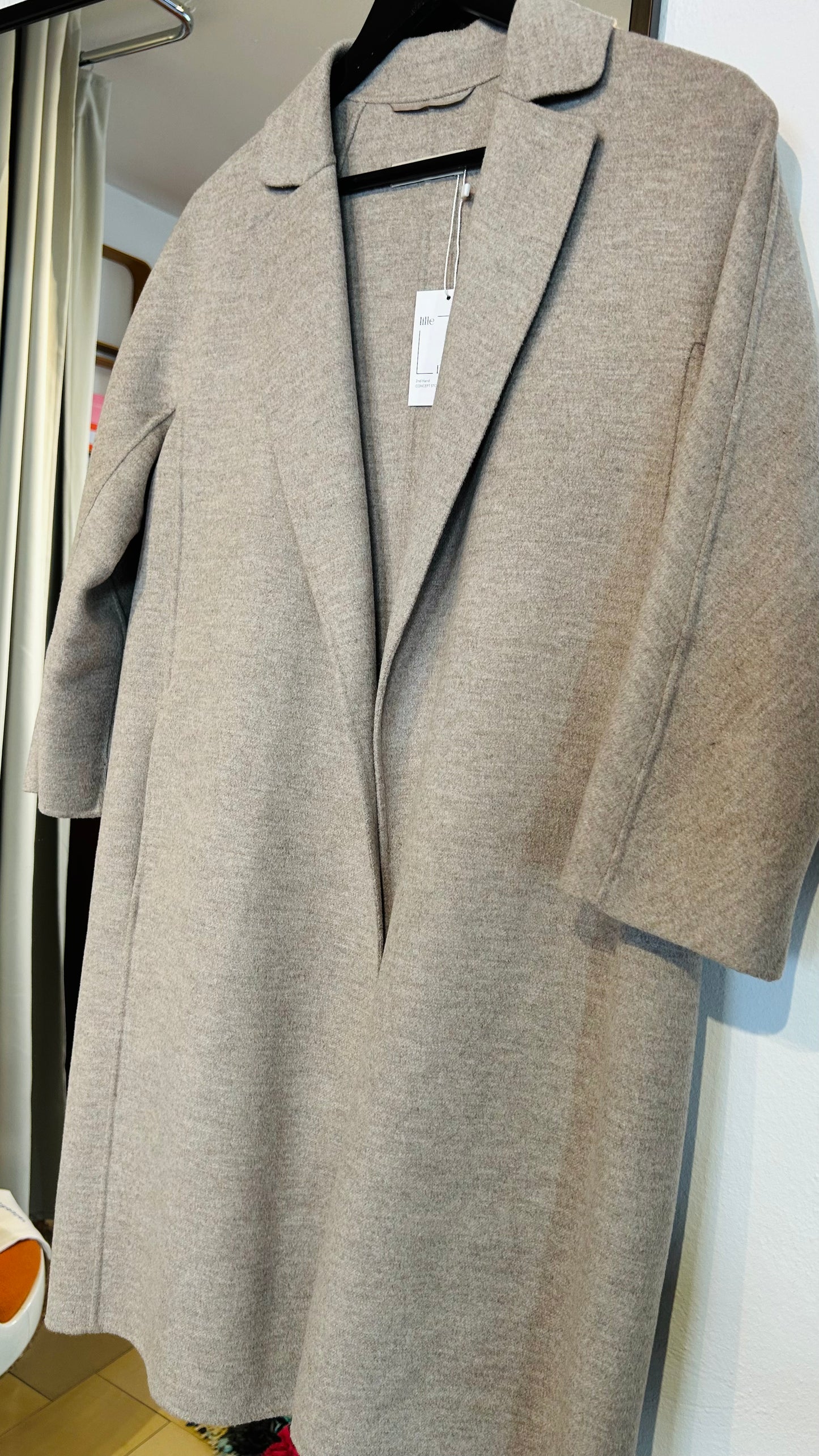 s'MAX MARA Wollmantel beige / S