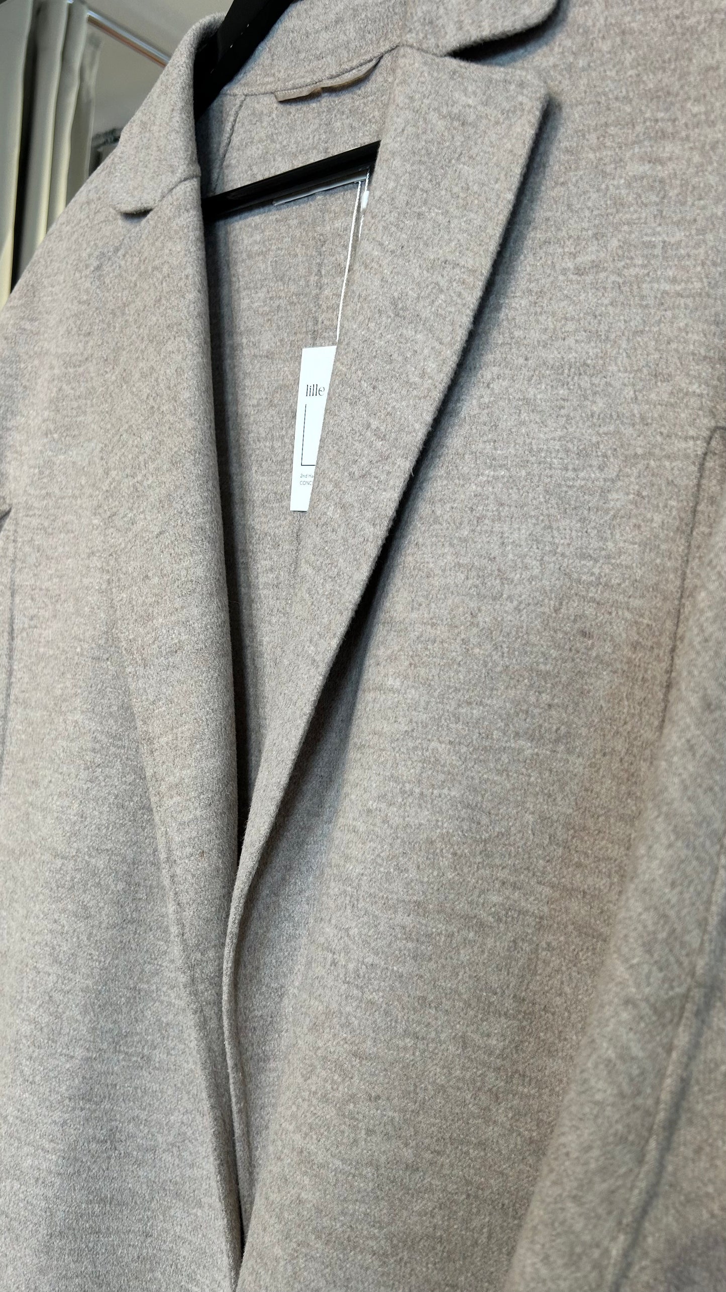 s'MAX MARA Wollmantel beige / S