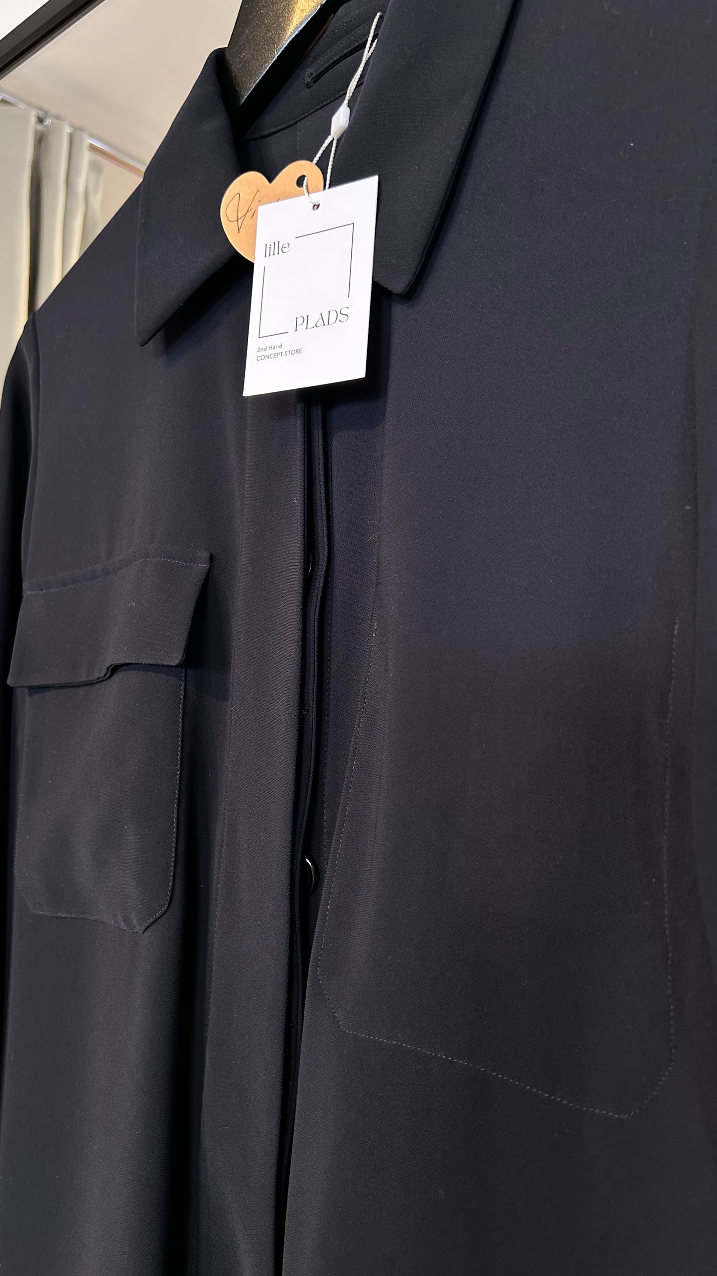 ALLEGRI Vintage Bluse schwarz / M-L