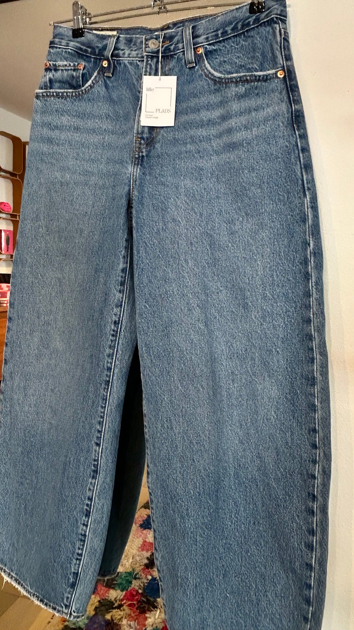 LEVIS Jeans Balloon mittelblau / 27