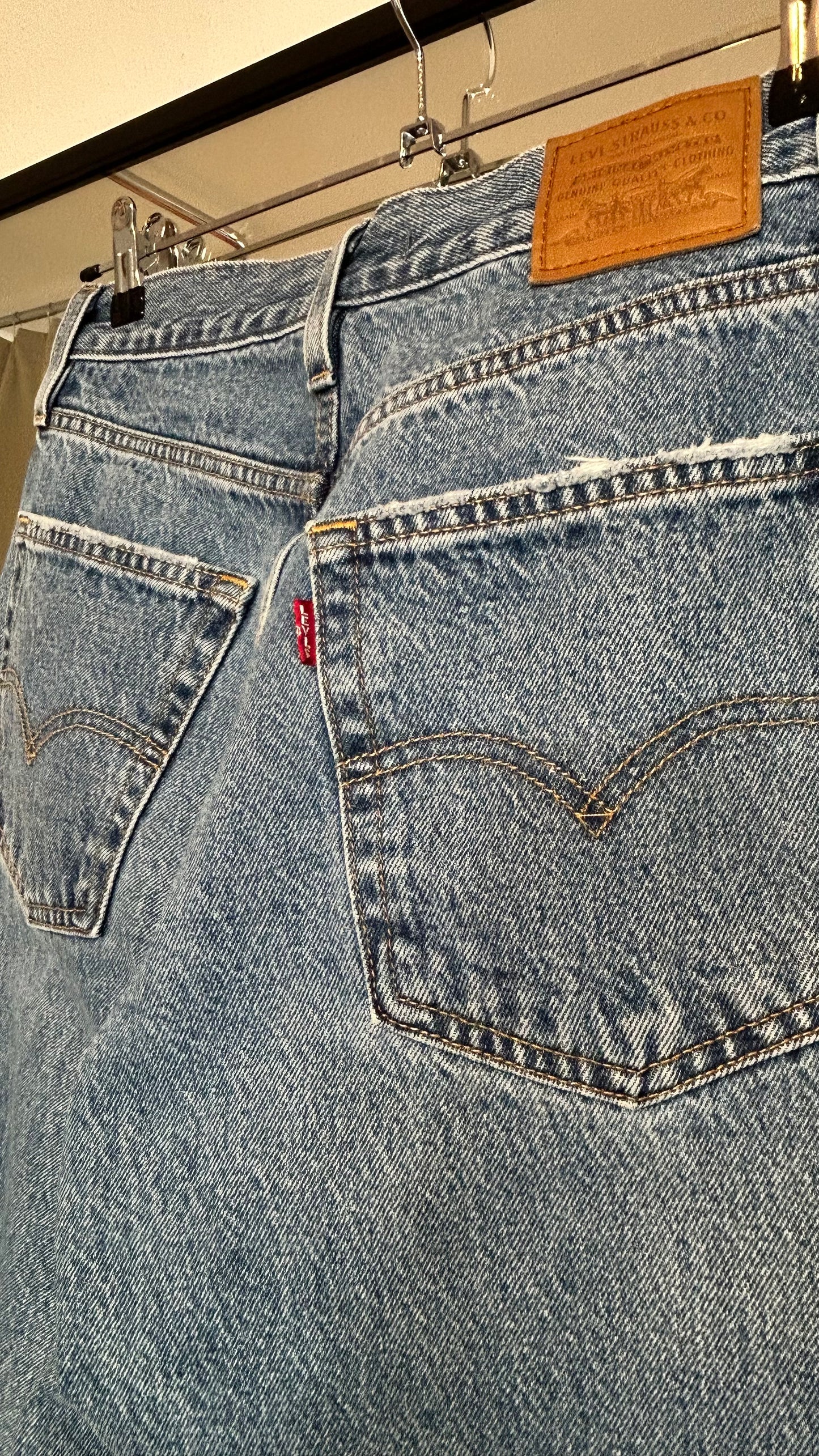LEVIS Jeans Balloon mittelblau / 27