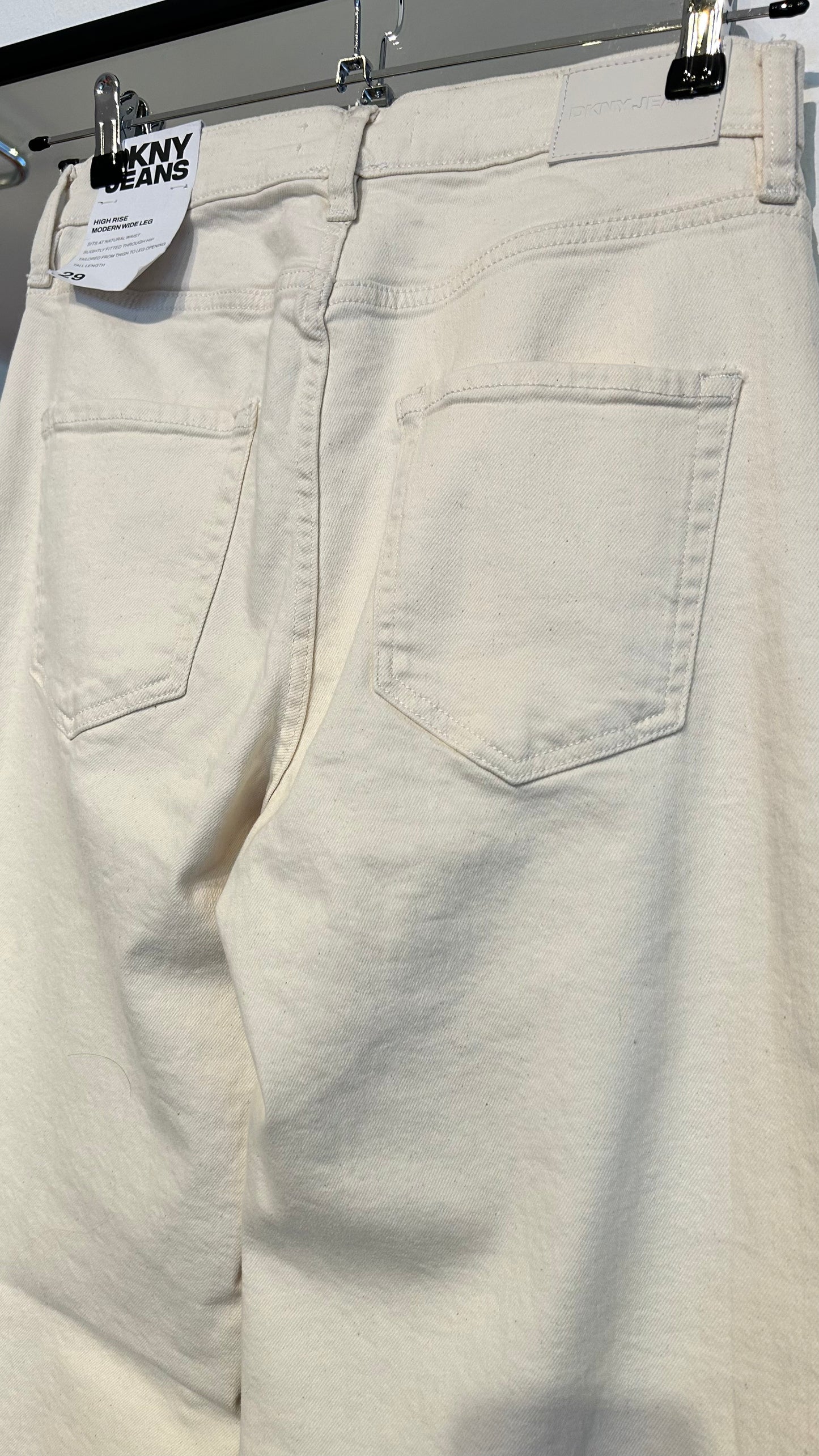 DKNY Jeans wideleg creme / 29