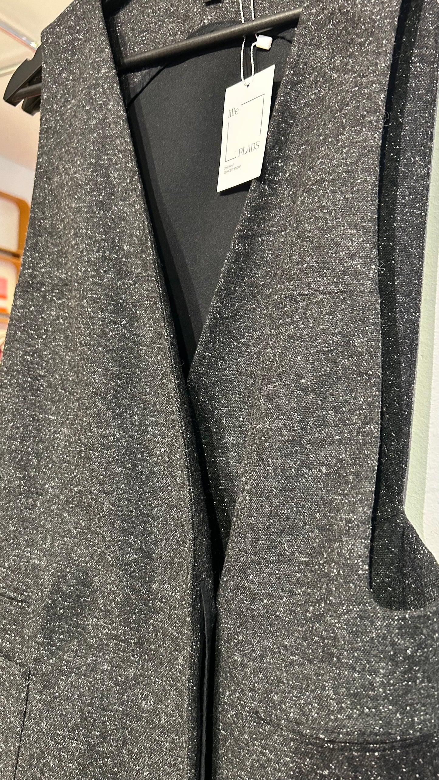 COS Longweste Tweed dk.grau / 38
