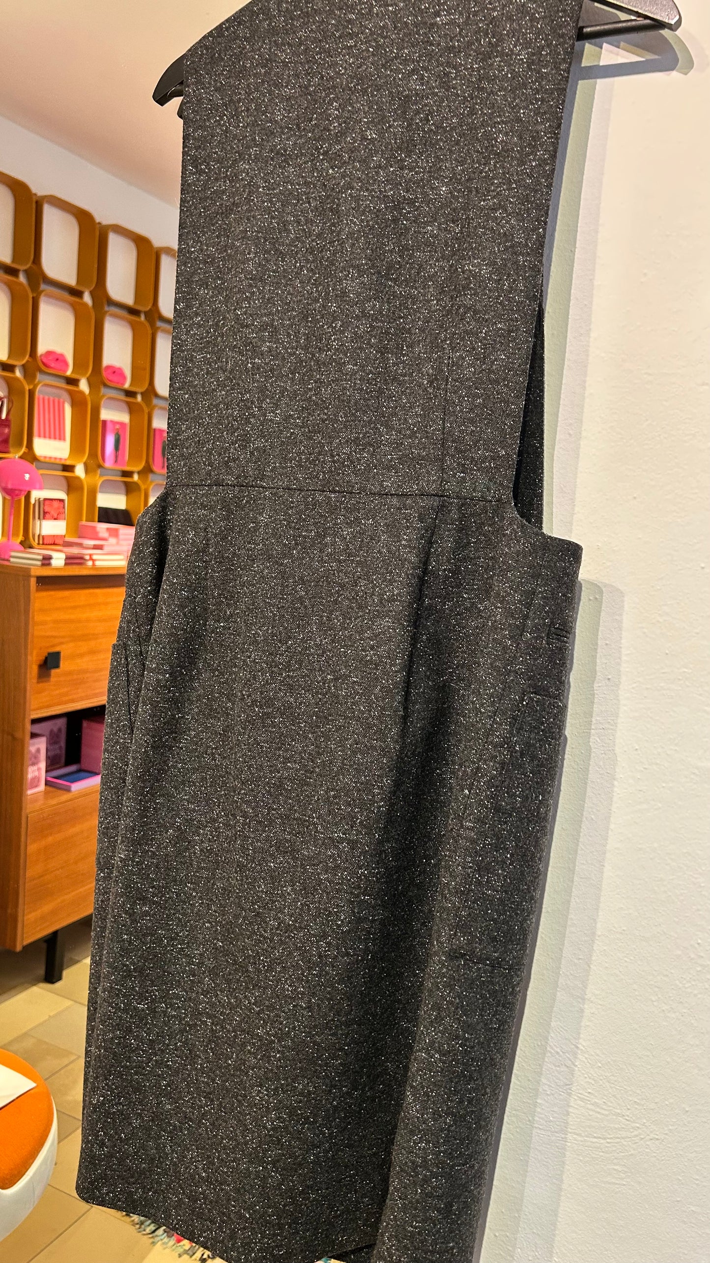 COS Longweste Tweed dk.grau / 38