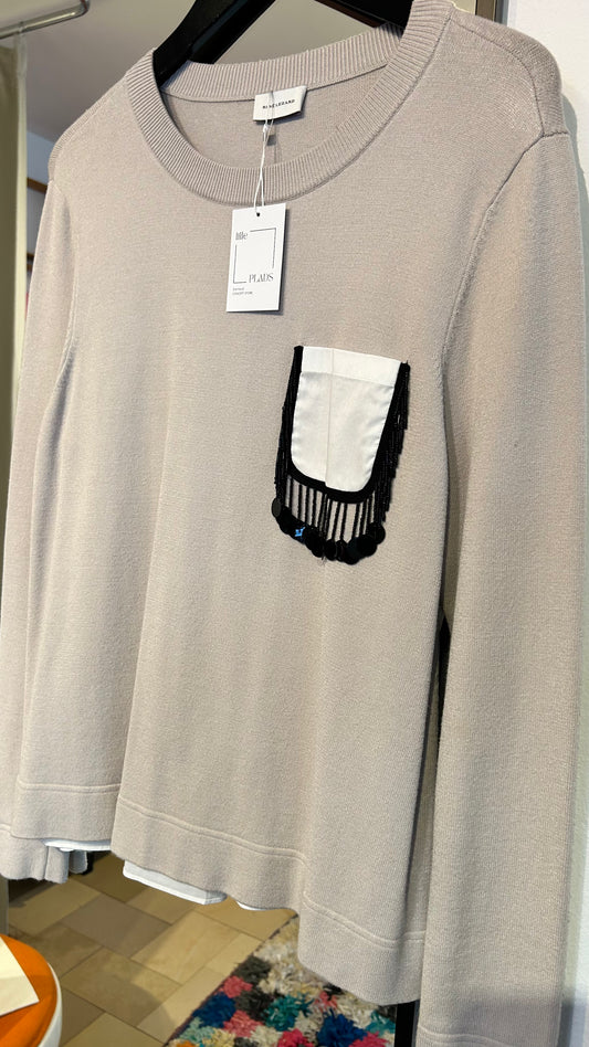 RENÉ LEZARD Pullover greige / 40