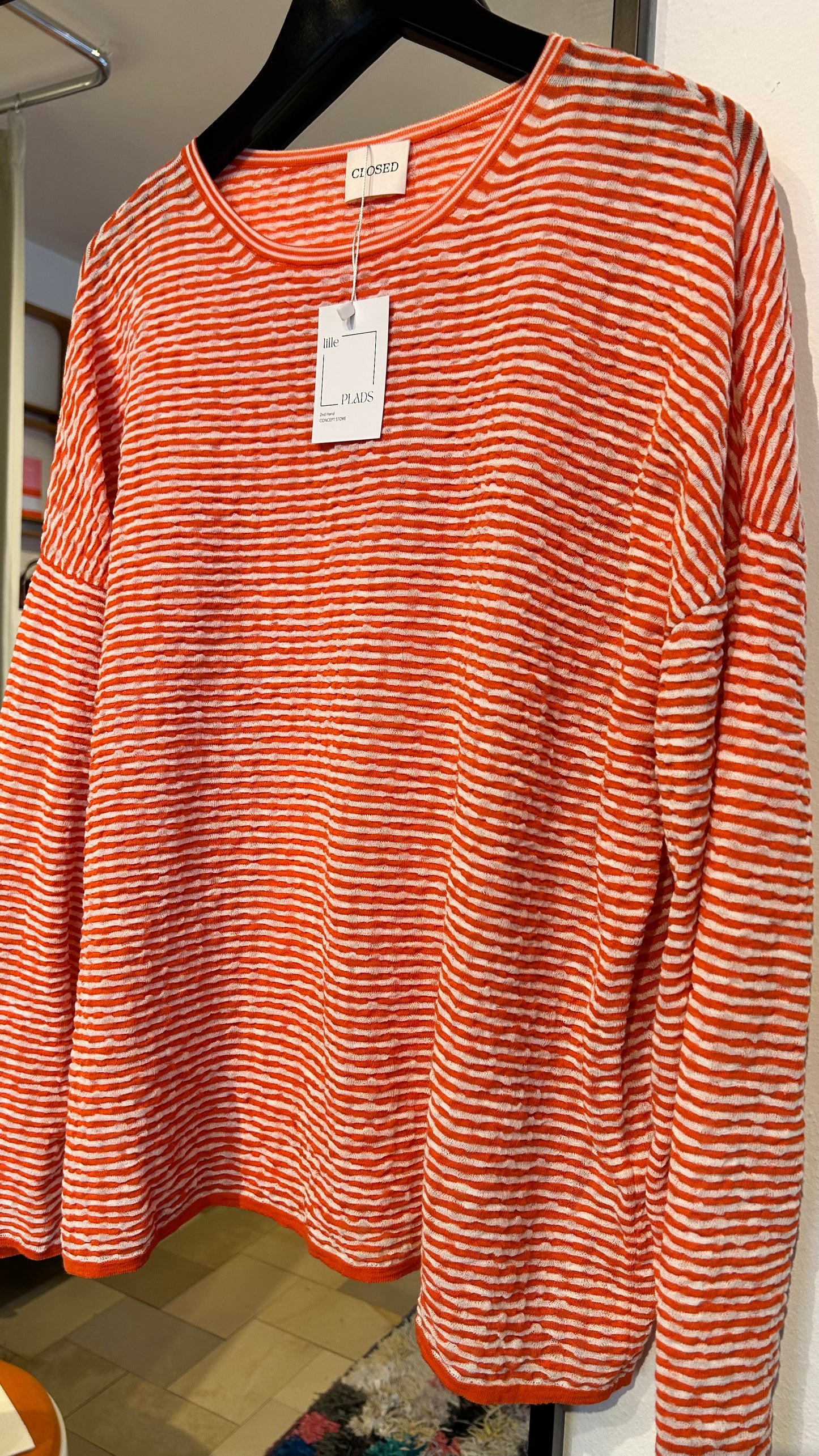 CLOSED Strickshirt langarm orange / M