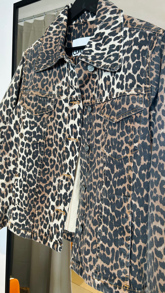 GANNI Jacke Denim Leo