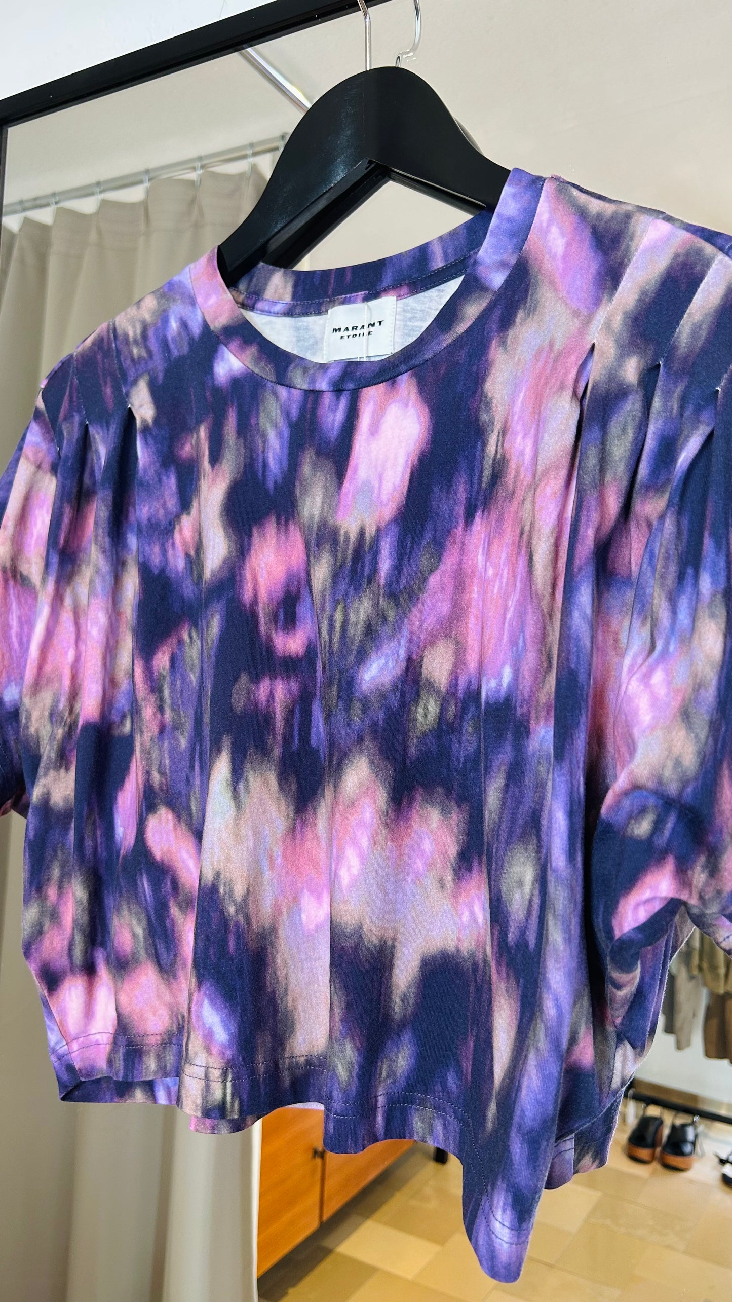 ISABEL MARANT ETOILE T-Shirt lila Batik