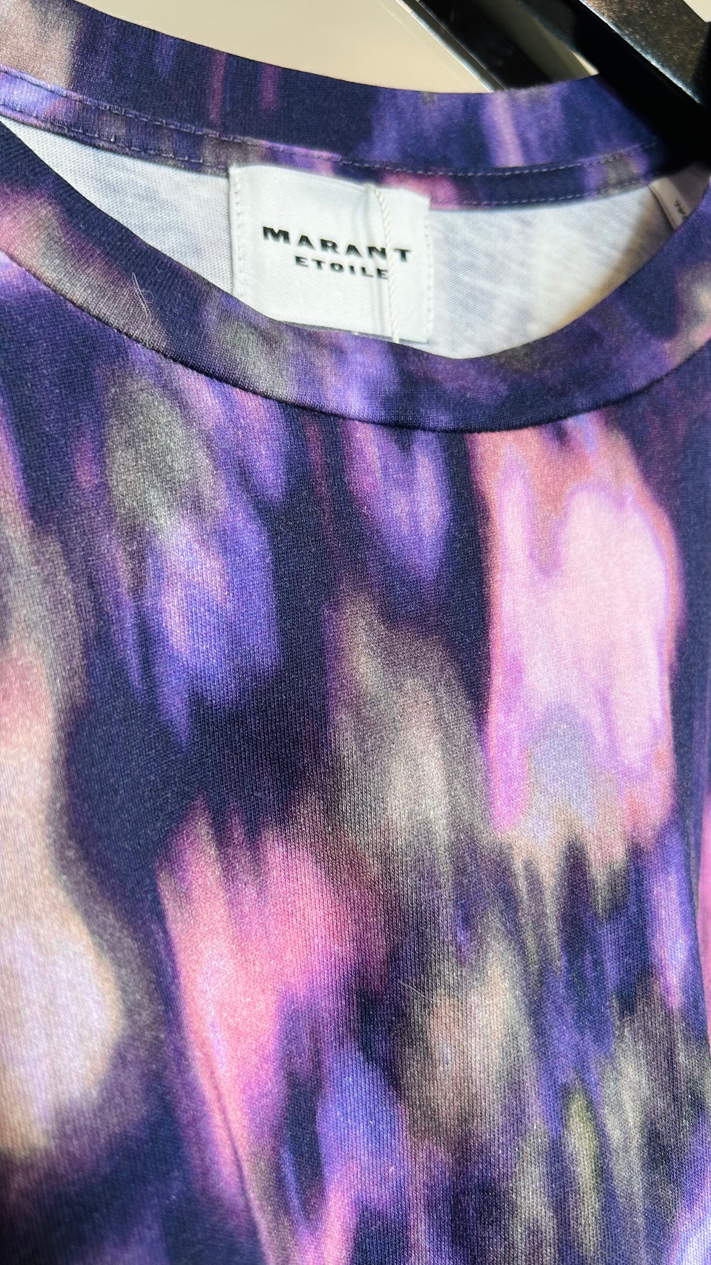 ISABEL MARANT ETOILE T-Shirt lila Batik
