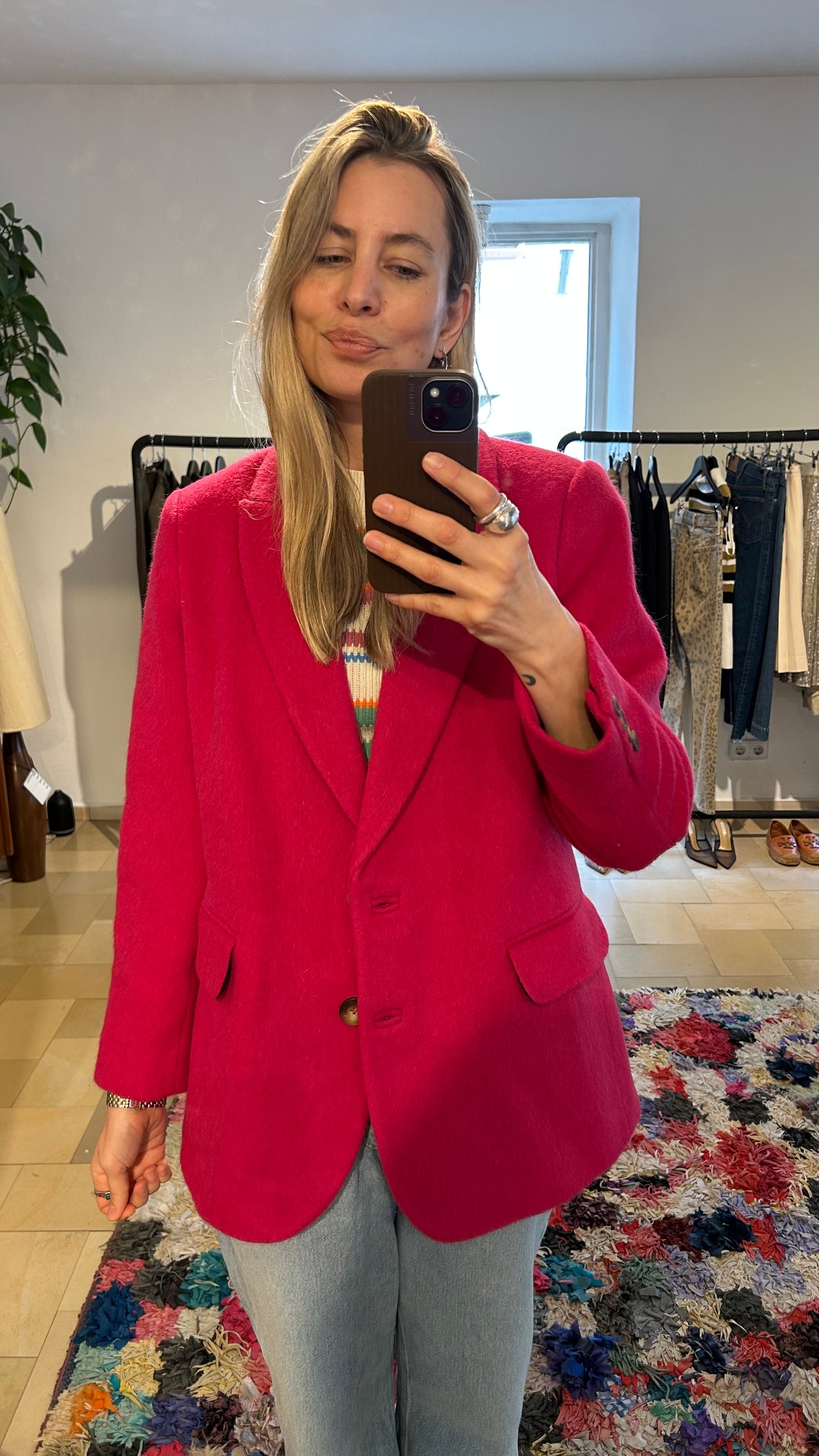 BODEN Wollblazer pink / 40