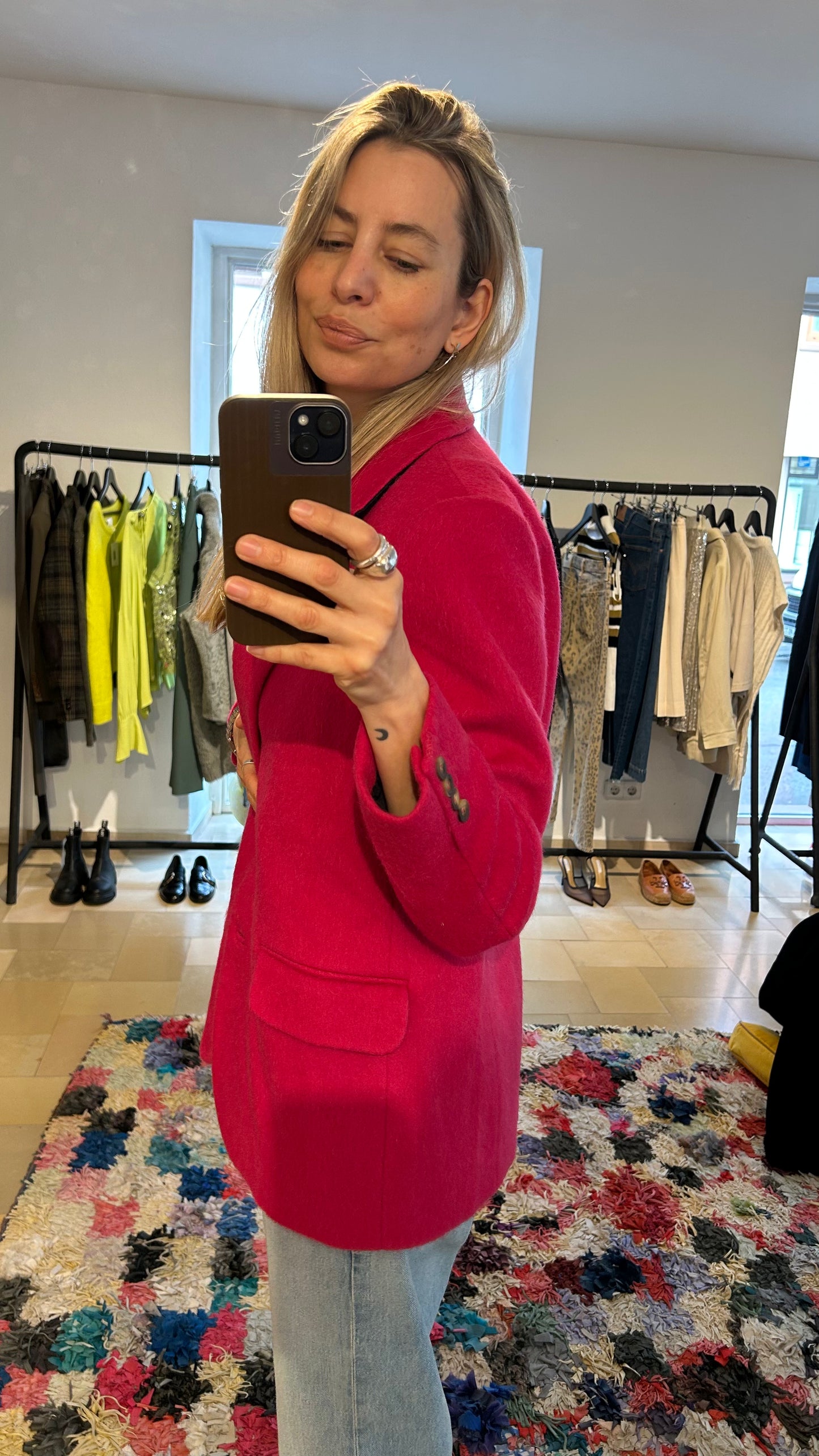 BODEN Wollblazer pink / 40