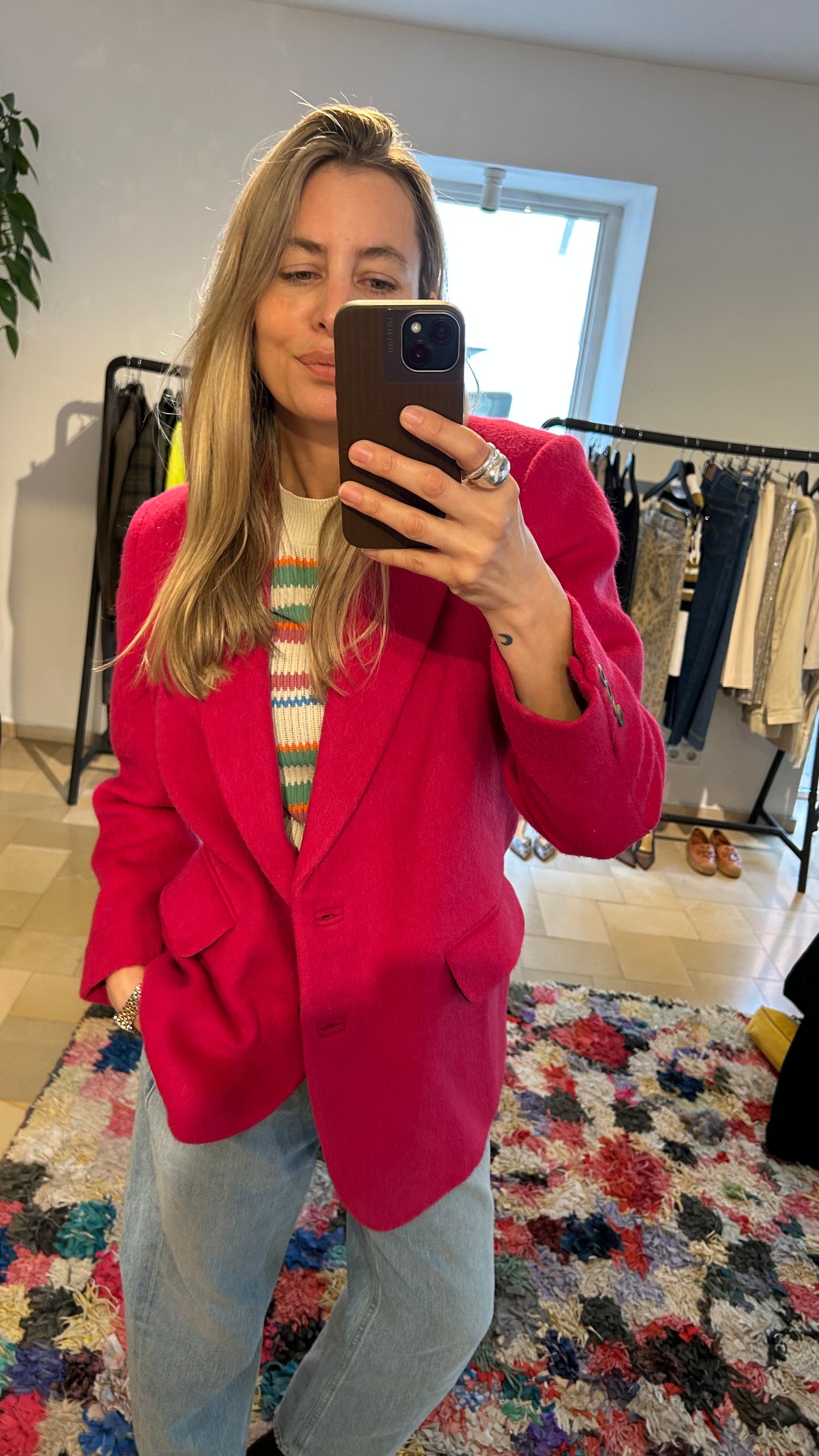 BODEN Wollblazer pink / 40