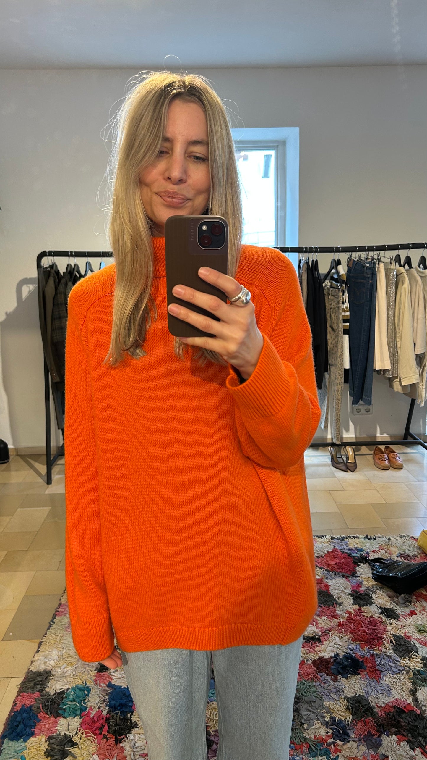 COS Kaschmirpullover orange / L