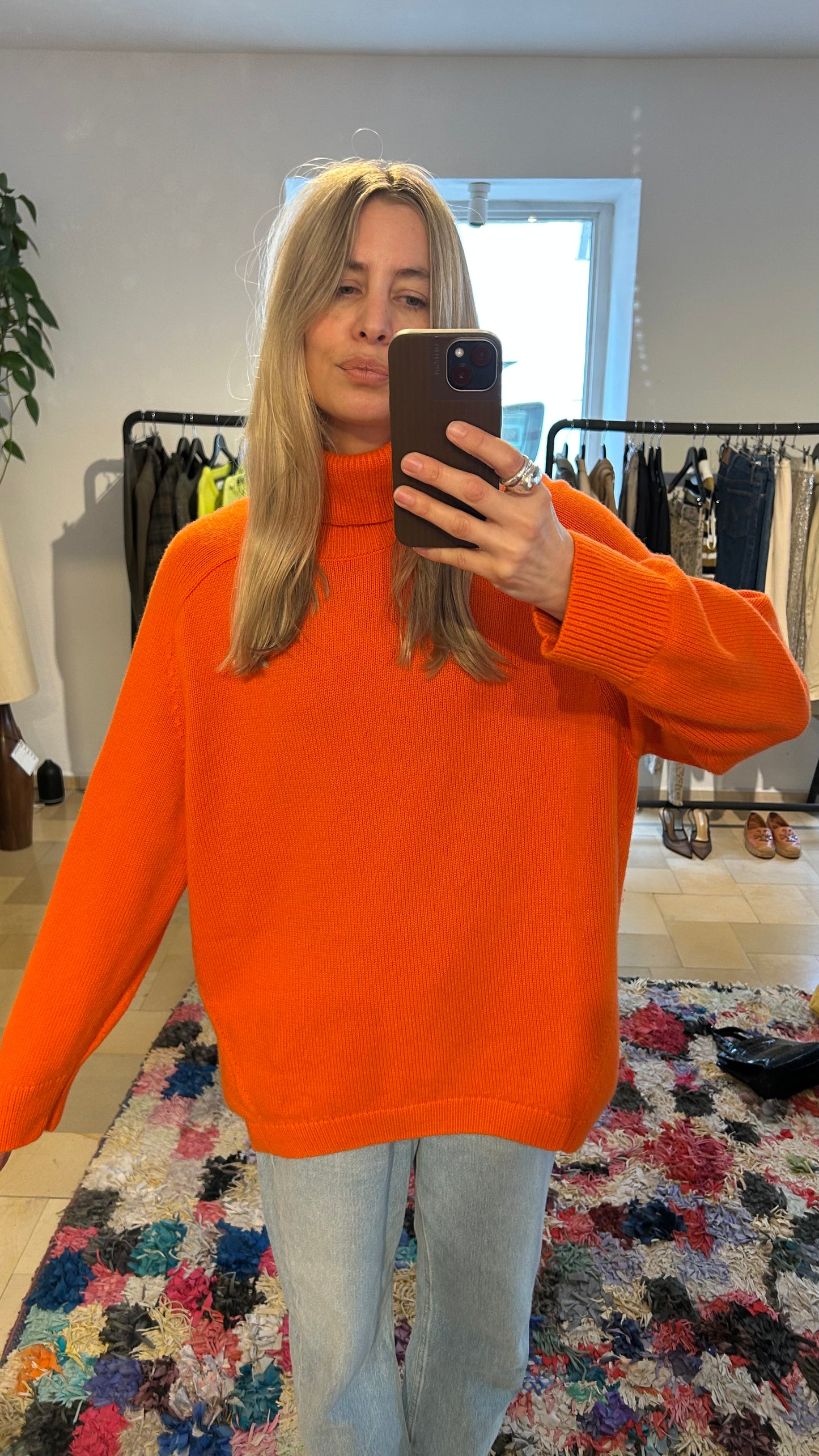 COS Kaschmirpullover orange / L